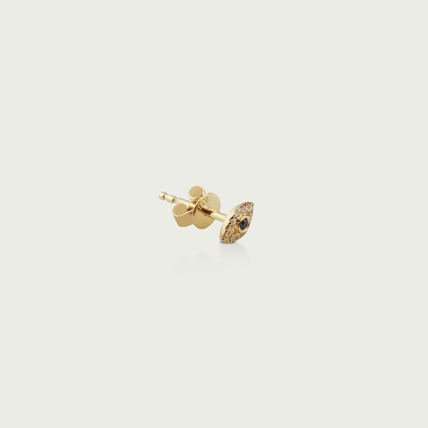 Can't Touch Me Gold Stud Earrings