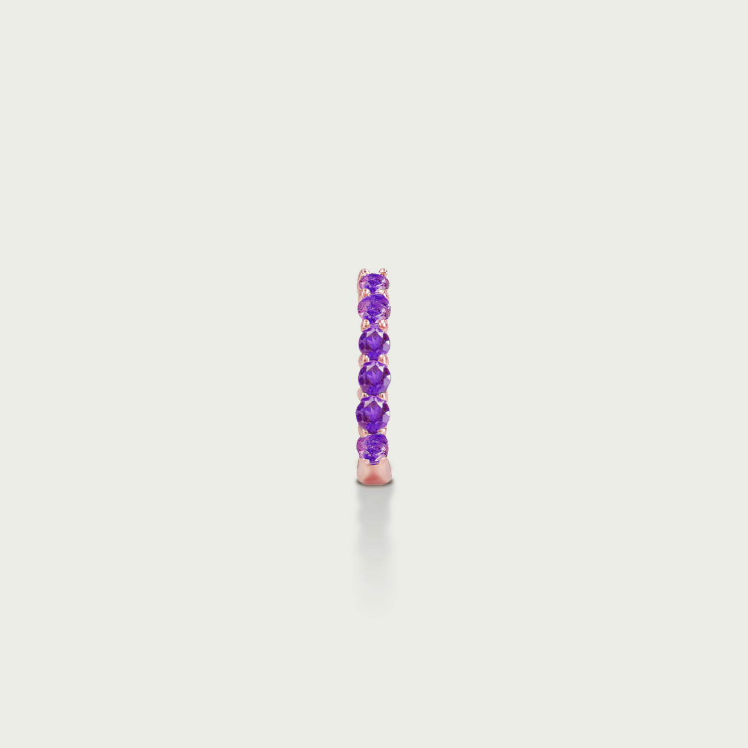 It's Wine O'Clock Gemstone Hoop Earrings