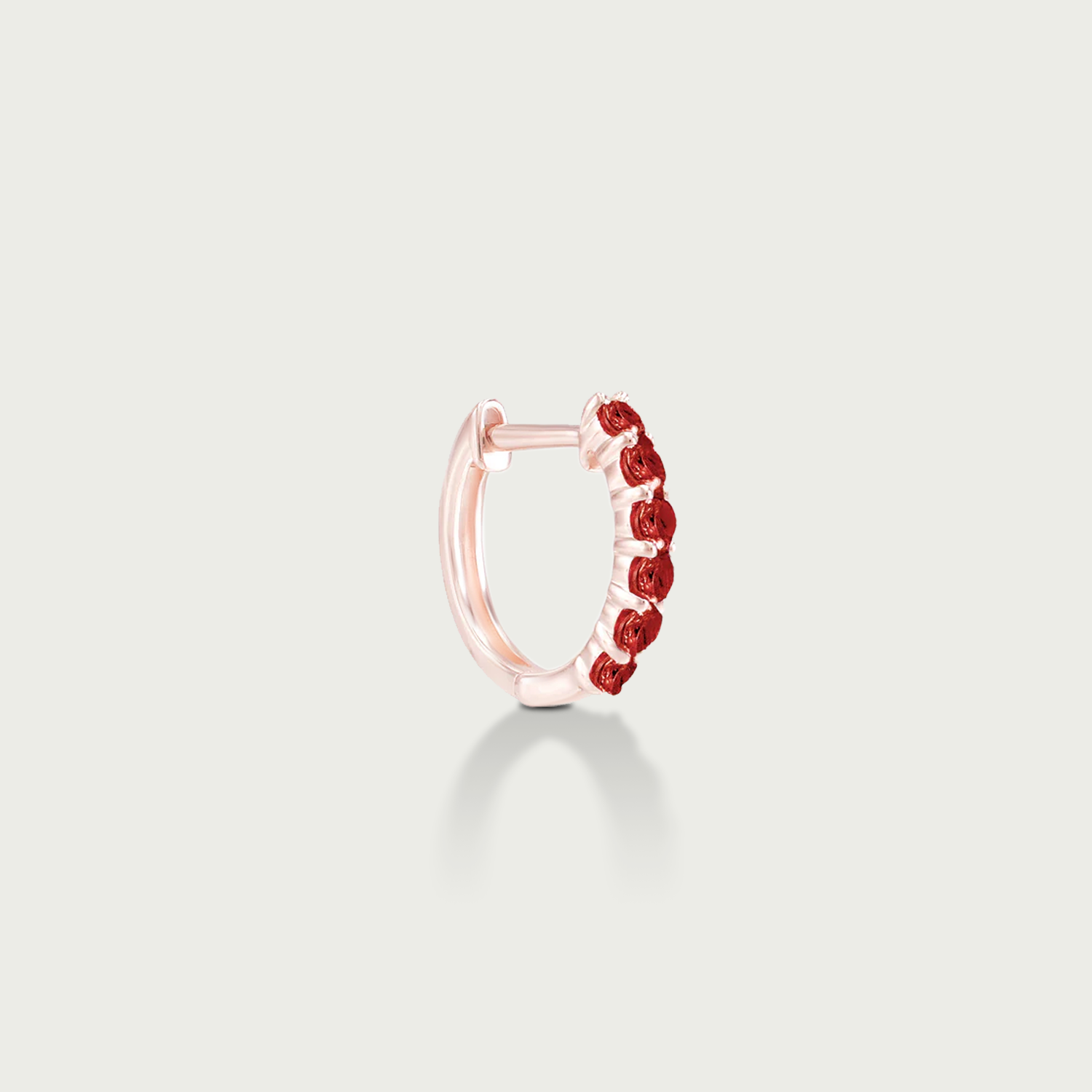 It's Wine O'Clock Gemstone Hoop Earrings