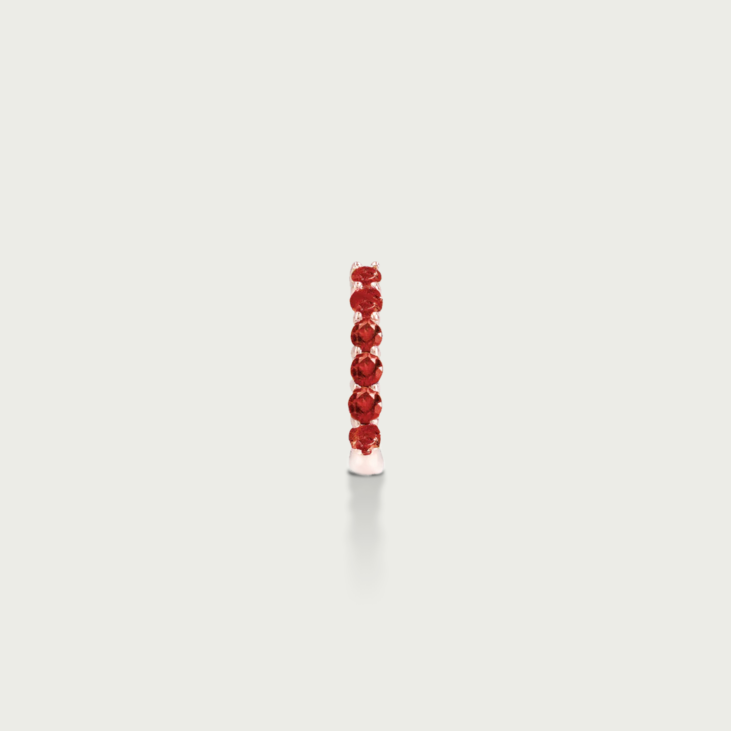 It's Wine O'Clock Gemstone Hoop Earrings