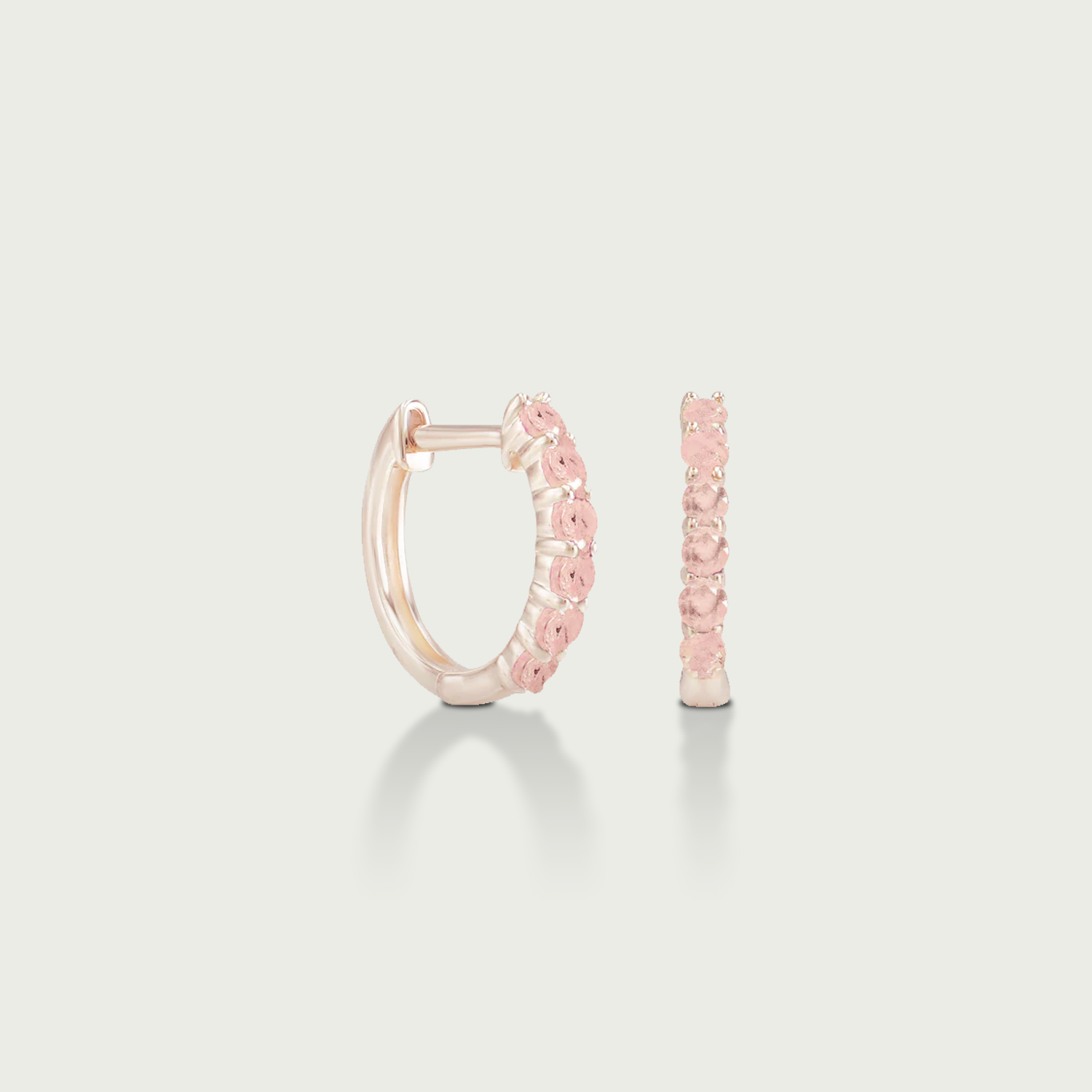 It's Wine O'Clock Gemstone Hoop Earrings