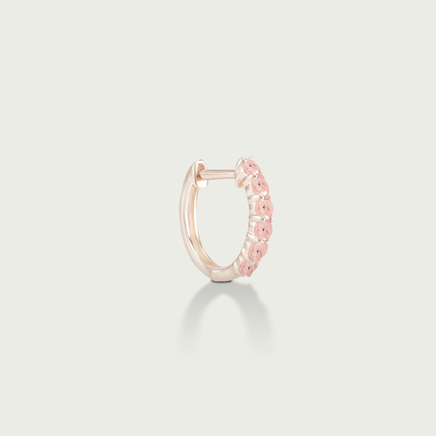 It's Wine O'Clock Gemstone Hoop Earrings