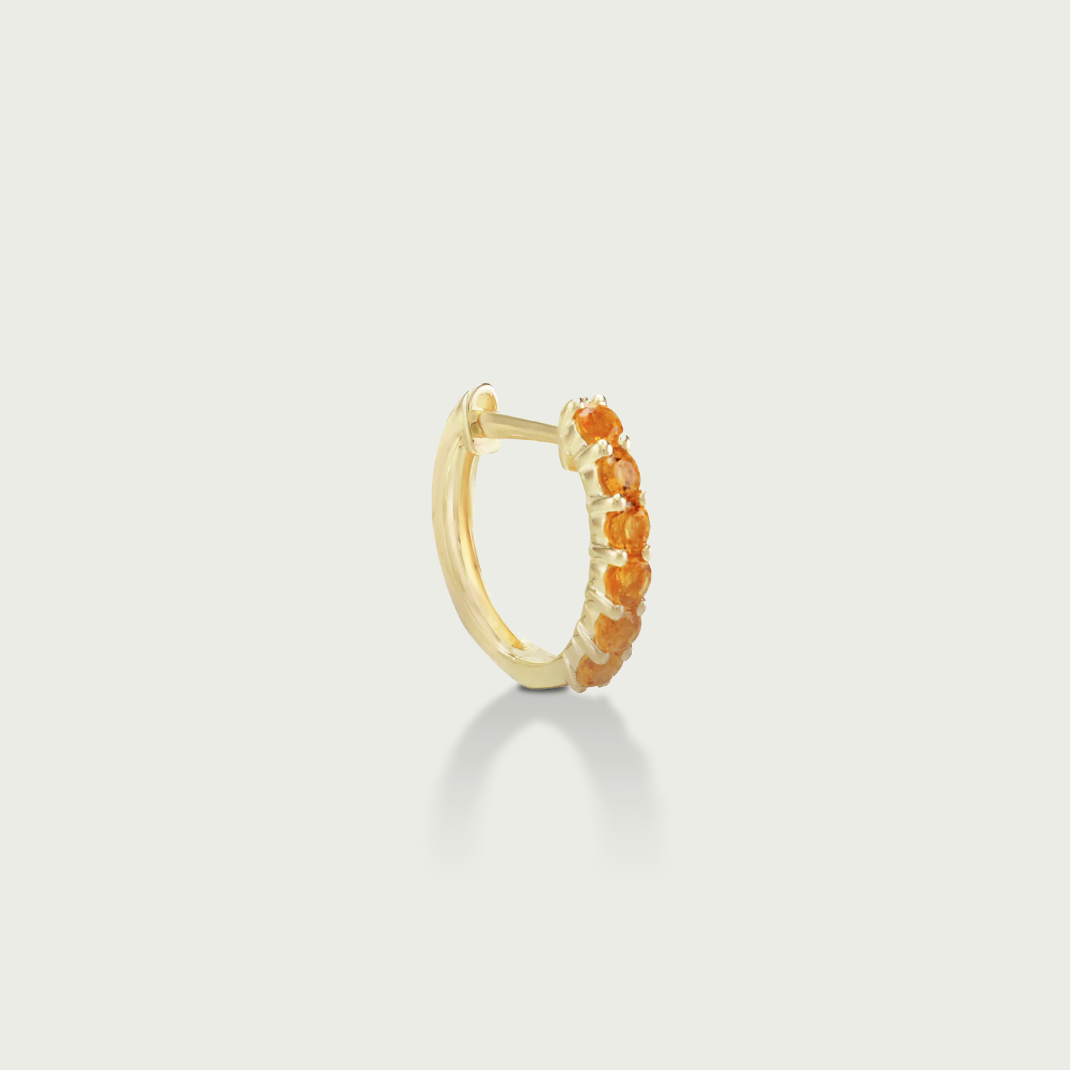 It's Wine O'Clock Gemstone Hoop Earrings