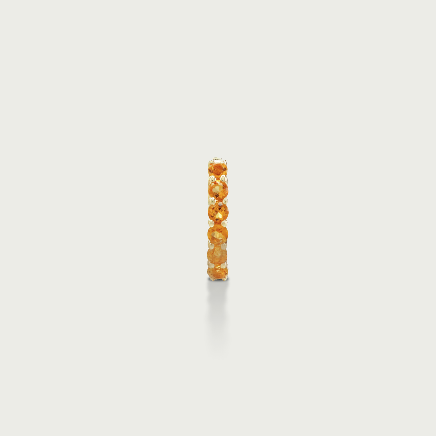 It's Wine O'Clock Gemstone Hoop Earrings
