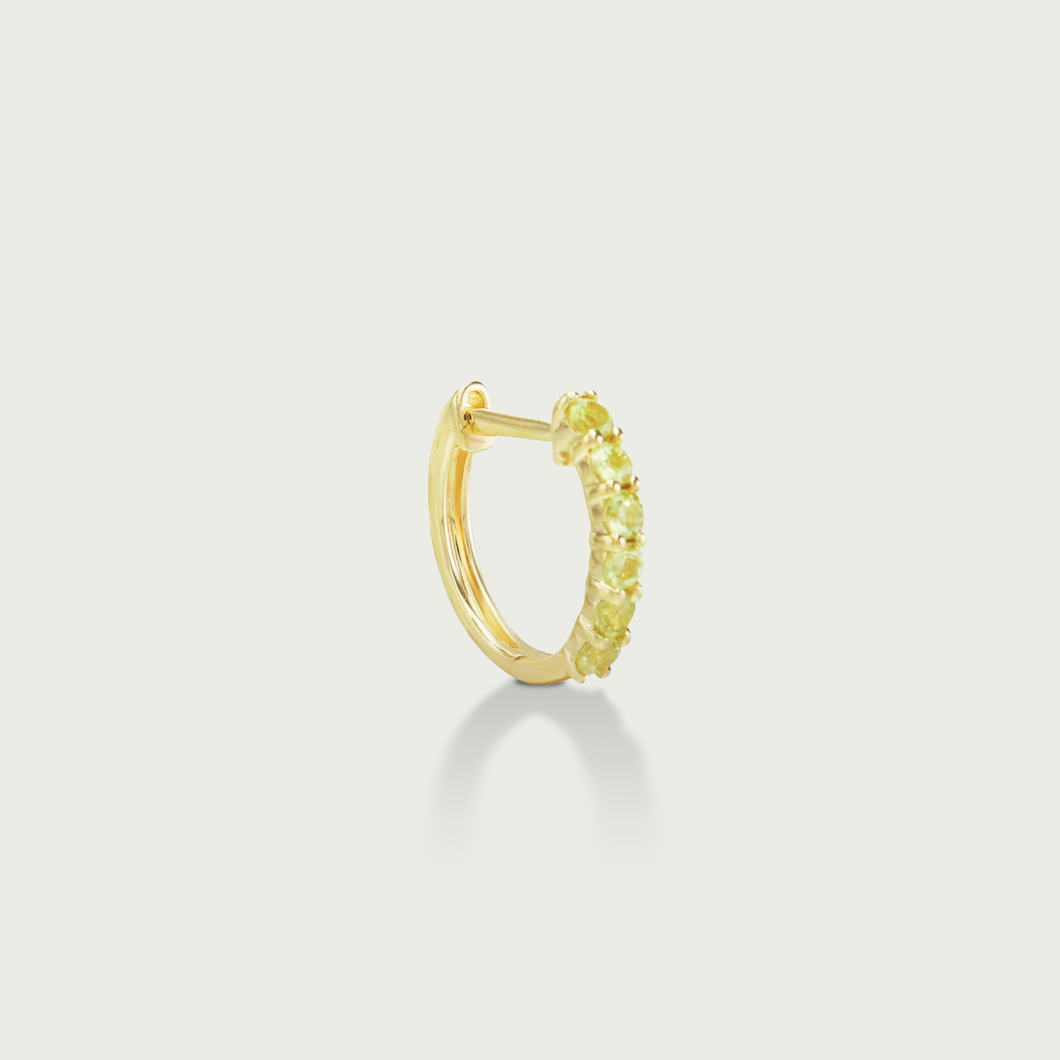 It's Wine O'Clock Gemstone Hoop Earrings