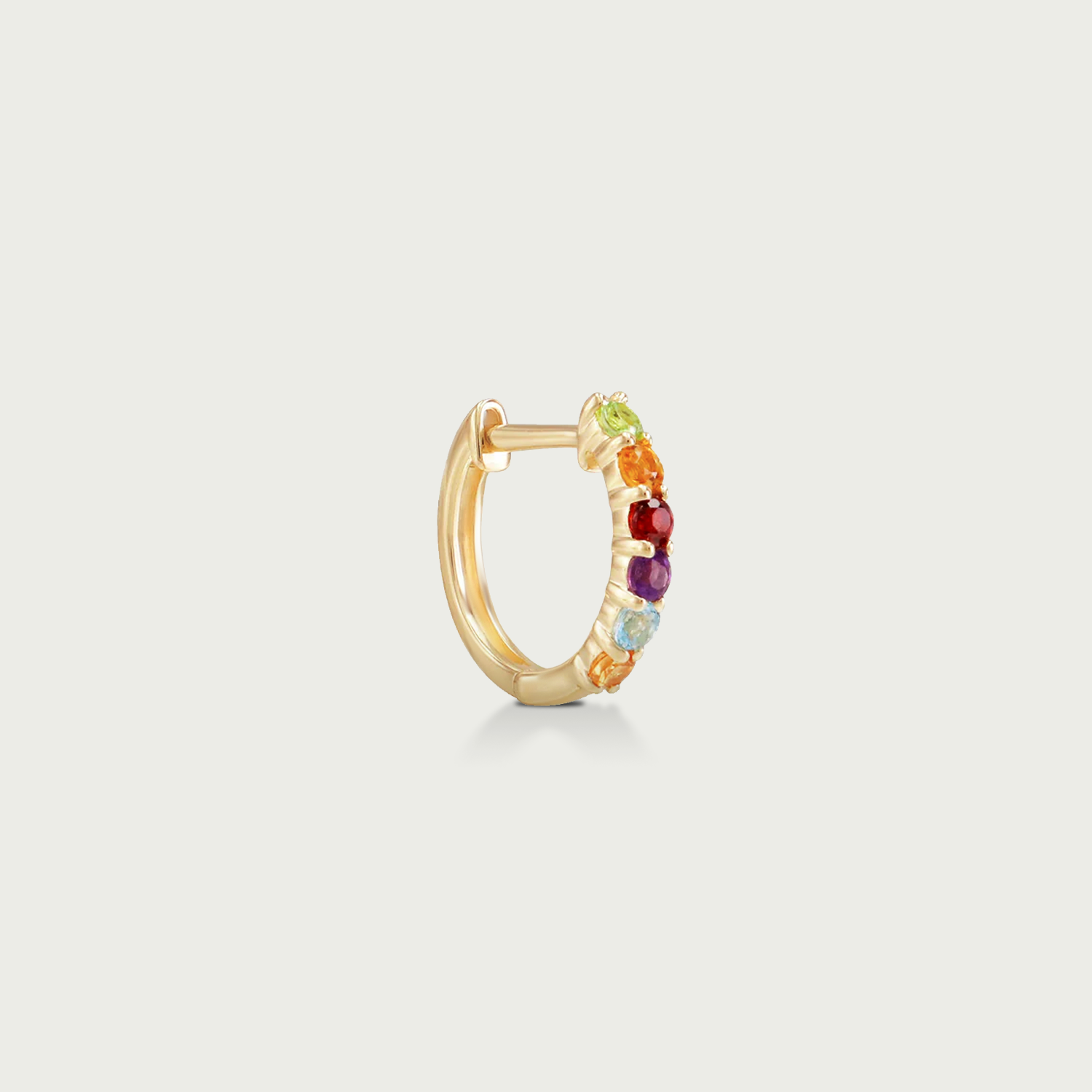 Dash & Dazzle Rainbow Hoop Earrings