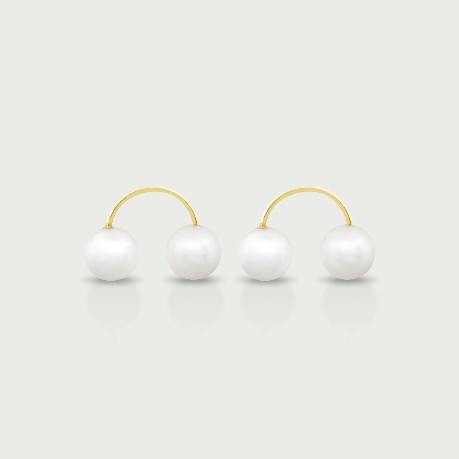 Sea Nymph Pearl Cuff Earrings