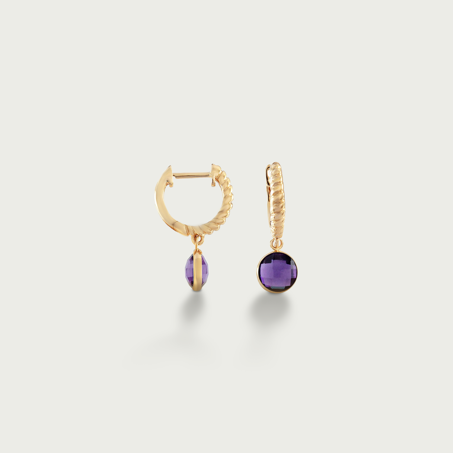 Classic Drama Gemstone Dangling Earrings