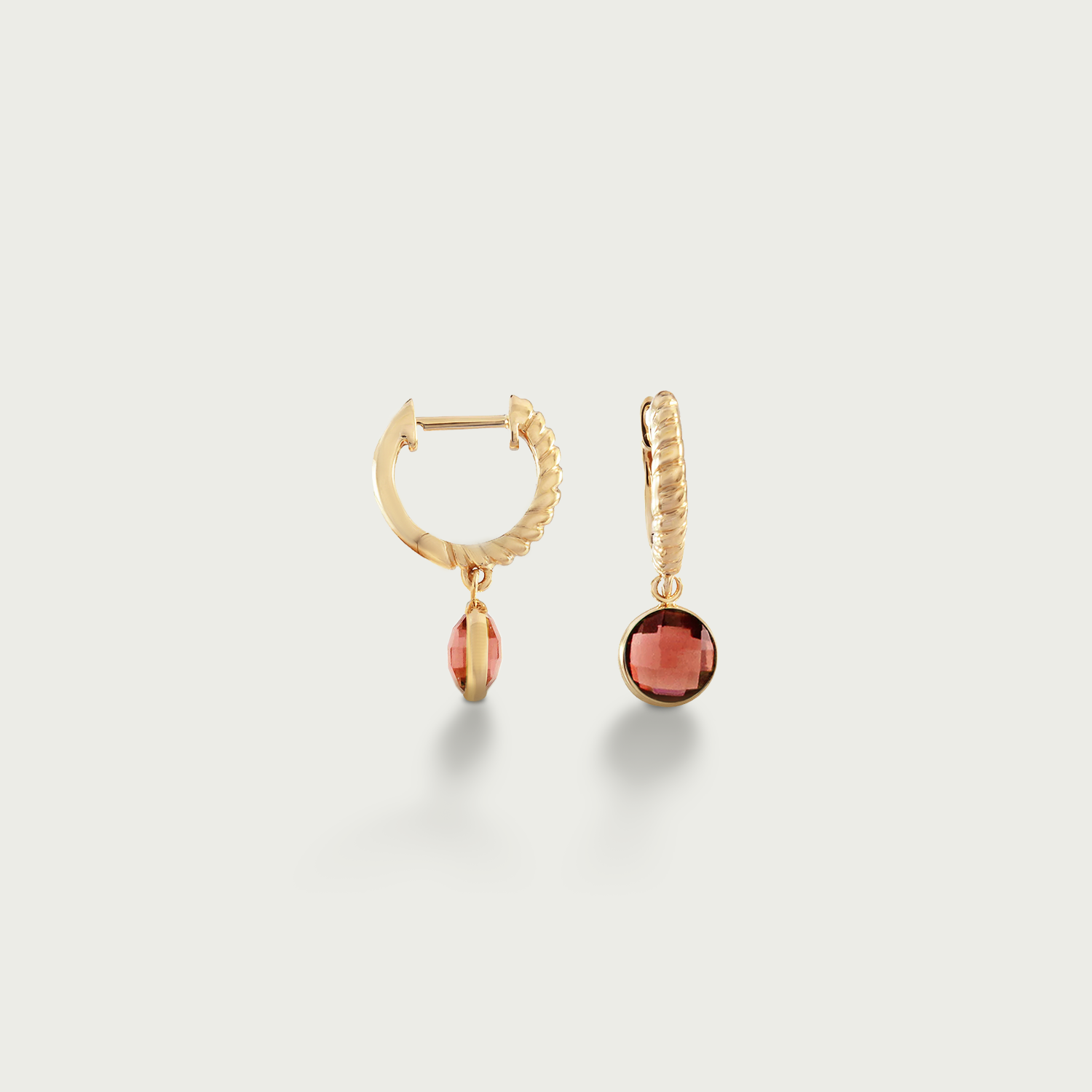 Classic Drama Gemstone Dangling Earrings
