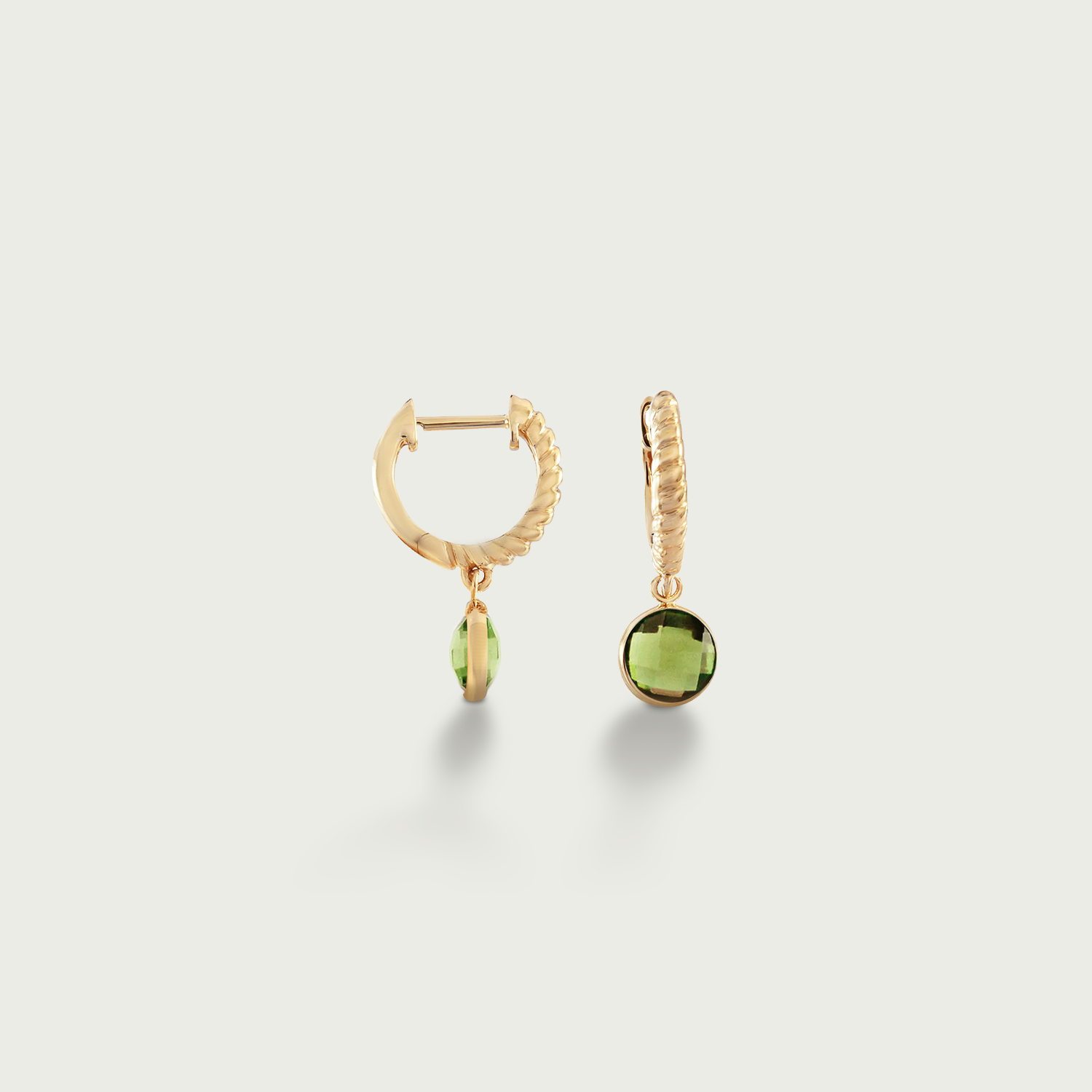 Classic Drama Gemstone Dangling Earrings