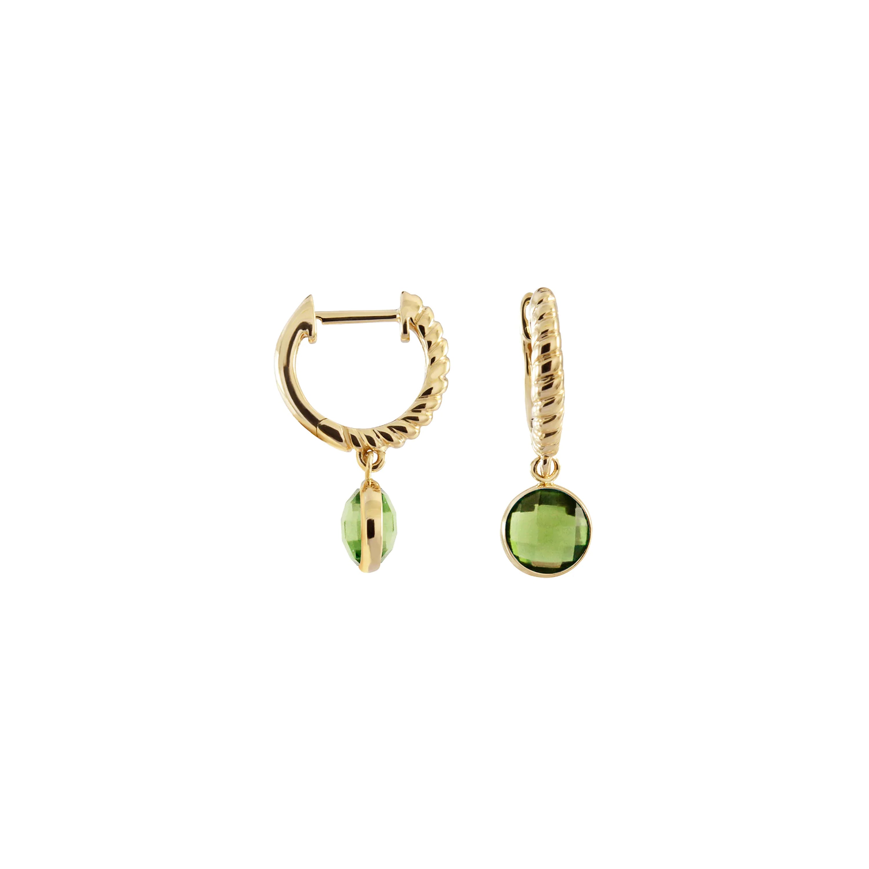 Classic Drama Gemstone Dangling Earrings