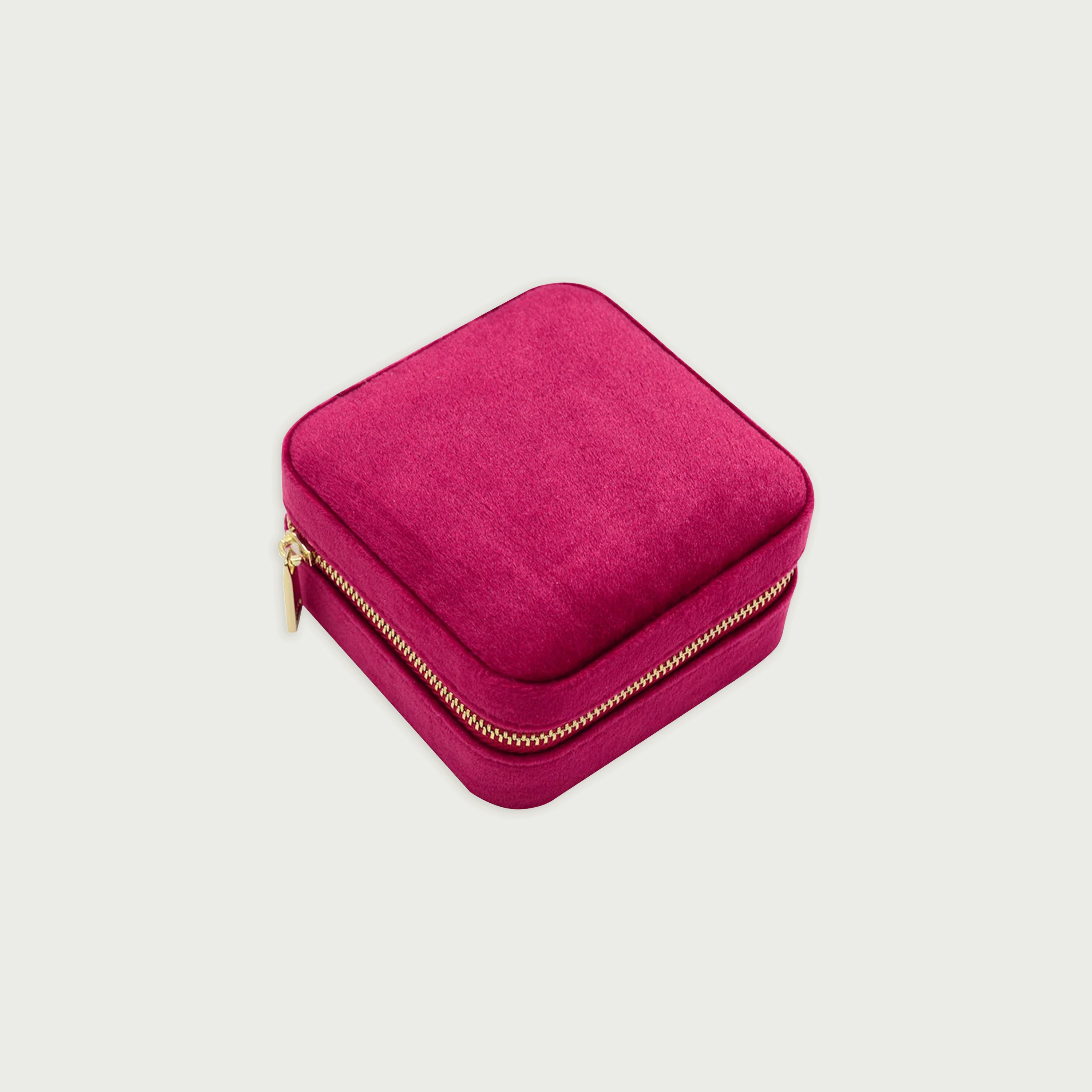 Royal Gem Red Velvet Jewelry Box