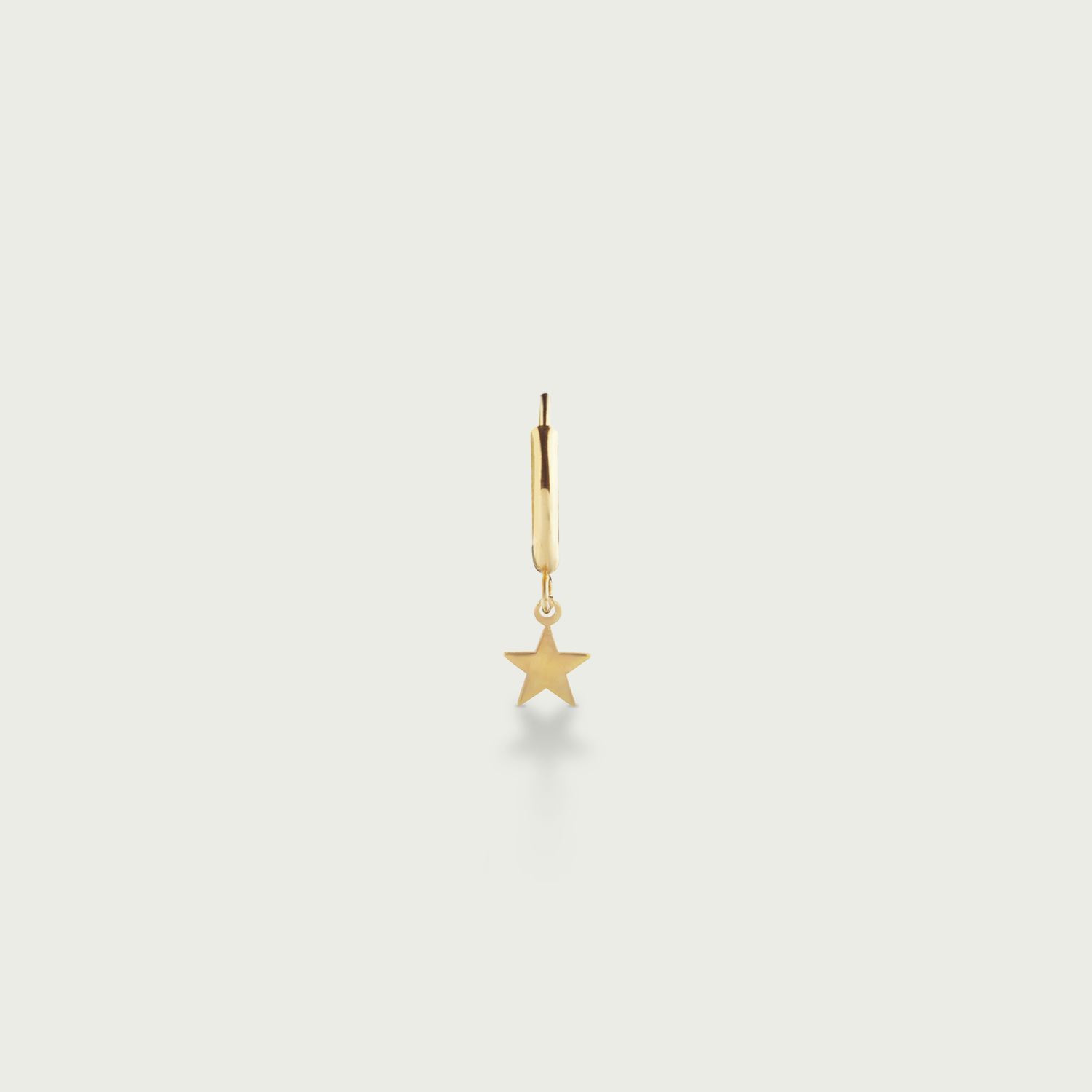 Over the Stars Gold Hoop Earrings