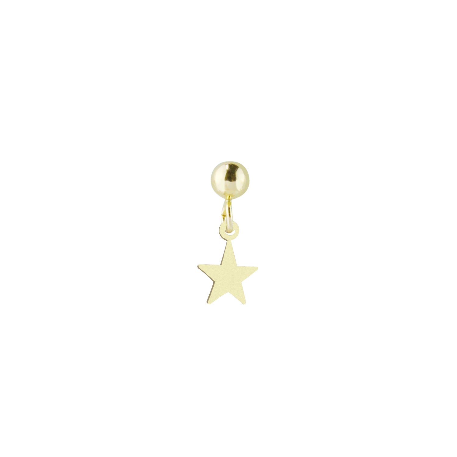 Chasing the Stars Gold Dangling Earrings
