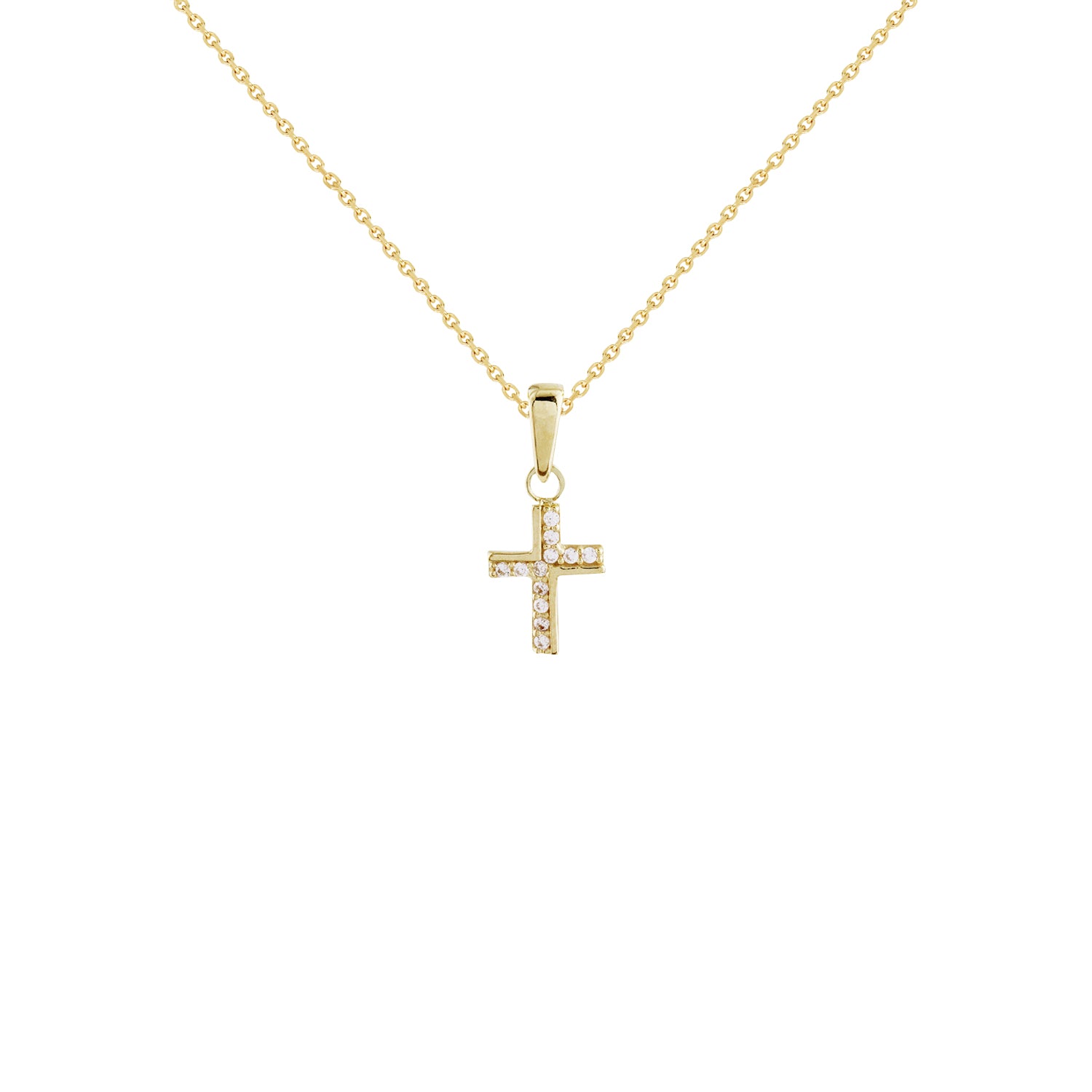 Golden Cross Gold Necklace
