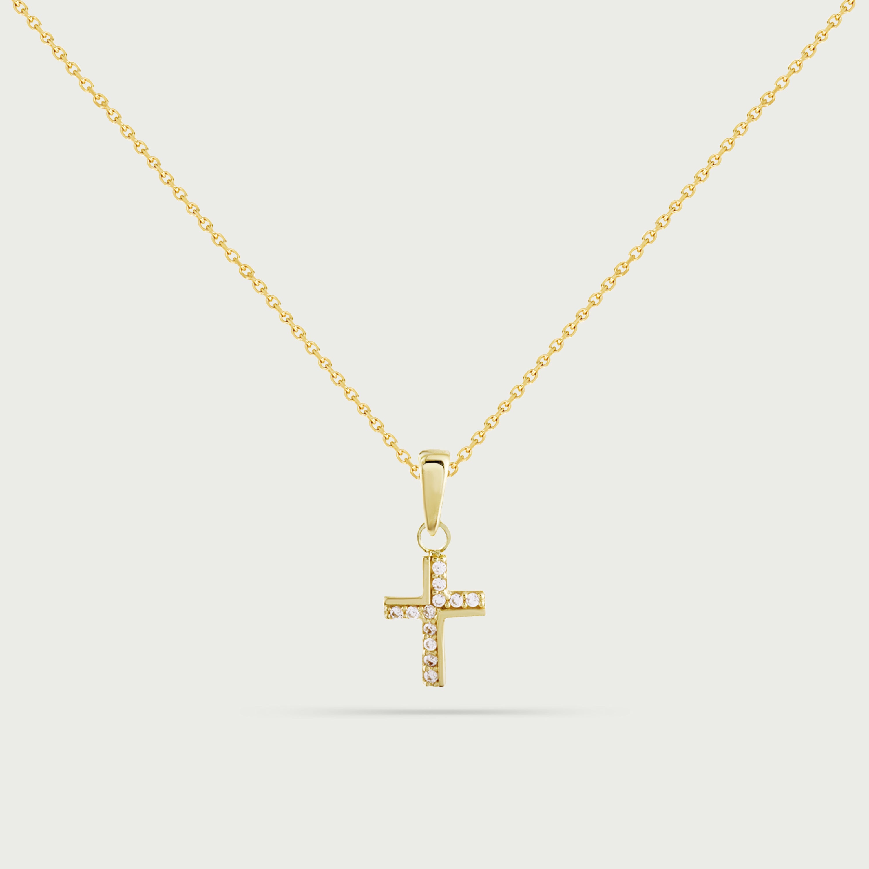 Golden Cross Gold Necklace