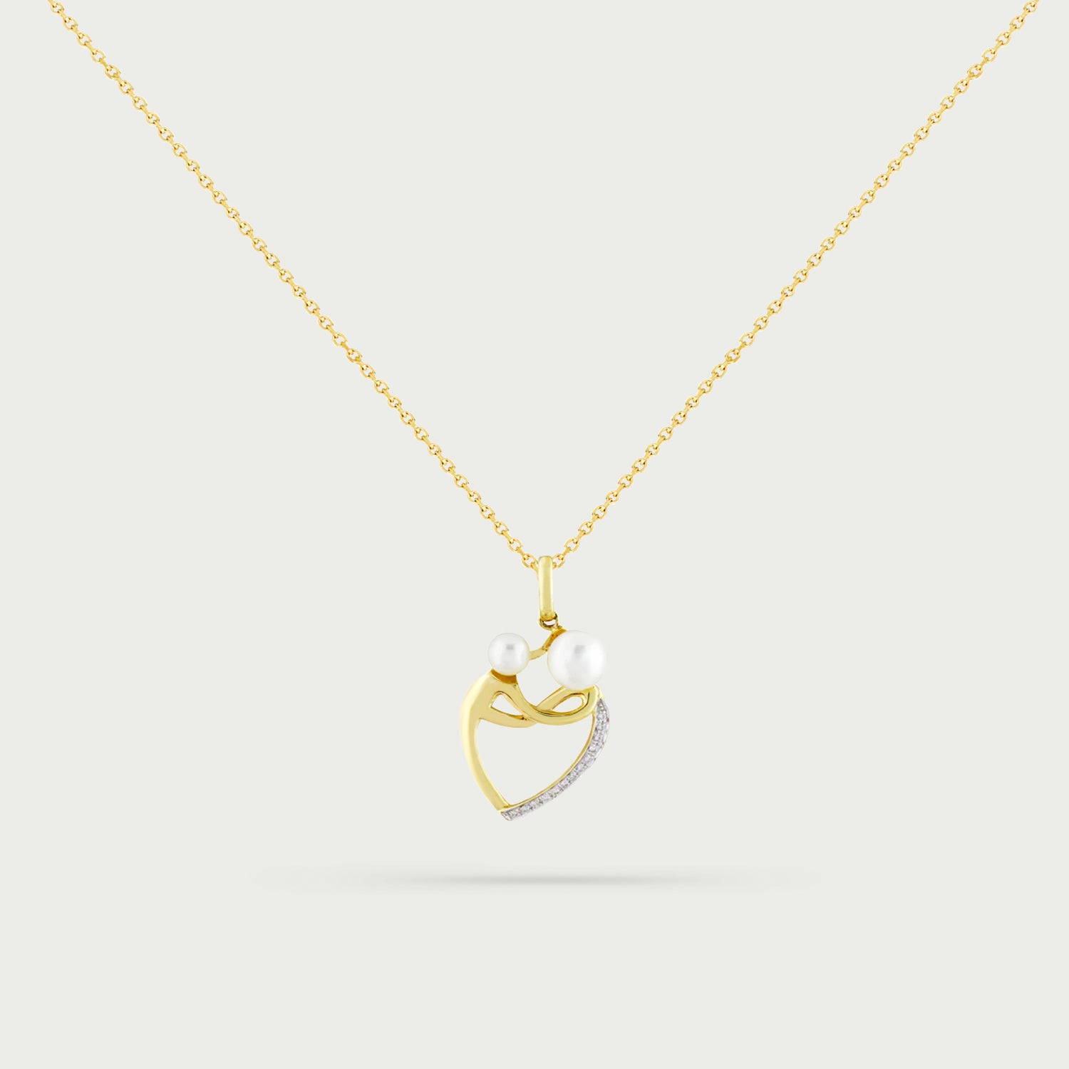 Elegant Embrace Pearl Necklace