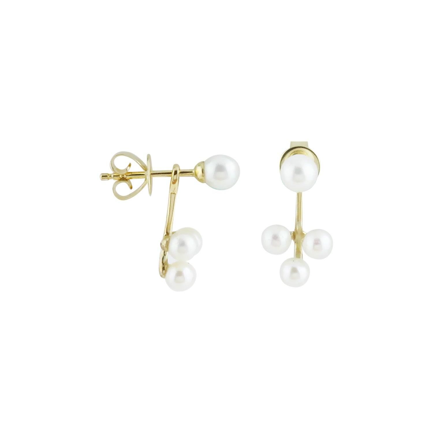 Oceanid Bloom Pearl Earrings