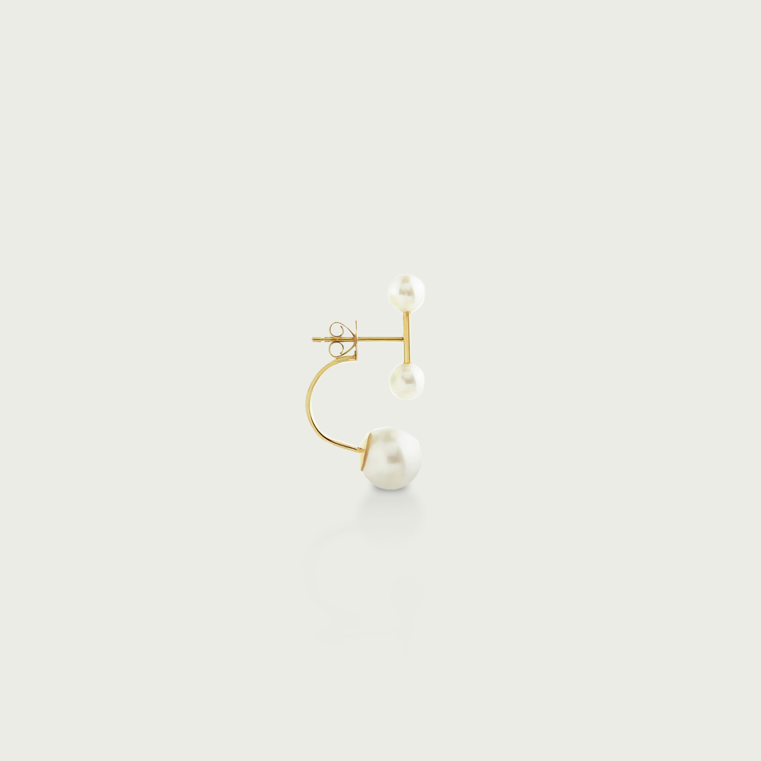 High TideThree Pearl Earrings