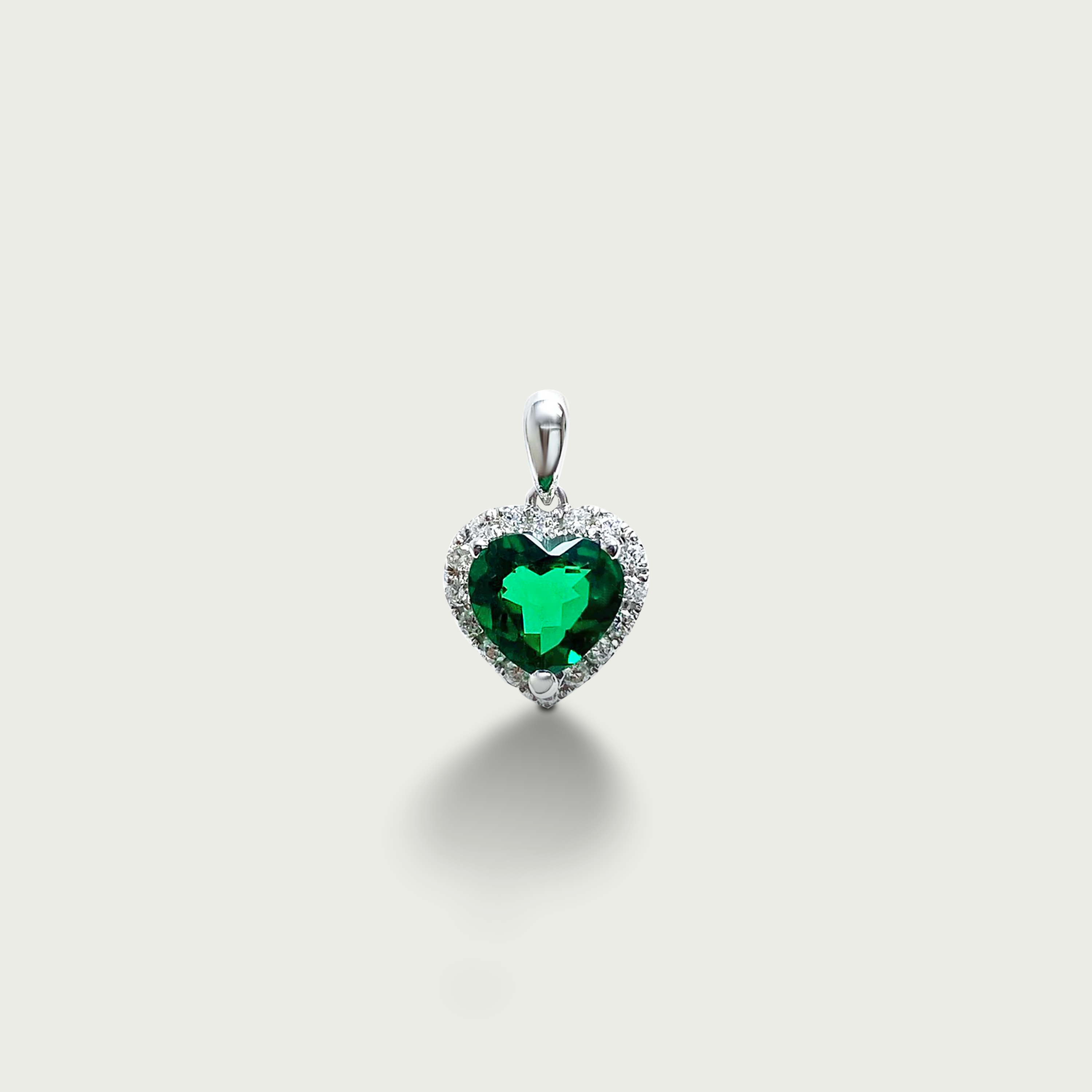 You Got This Heart Emerald Pendant