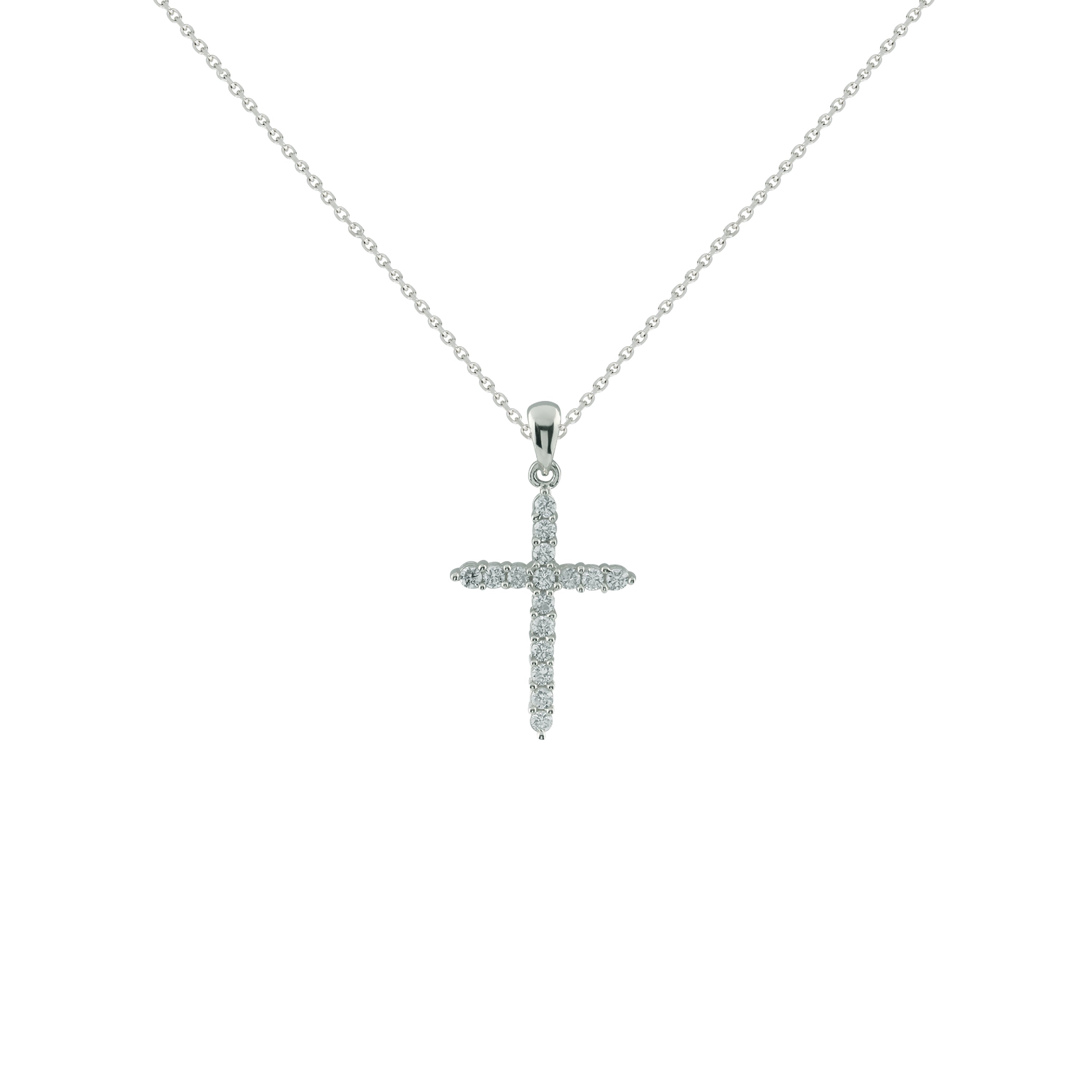 Guided by Faith Diamond Cross Necklace