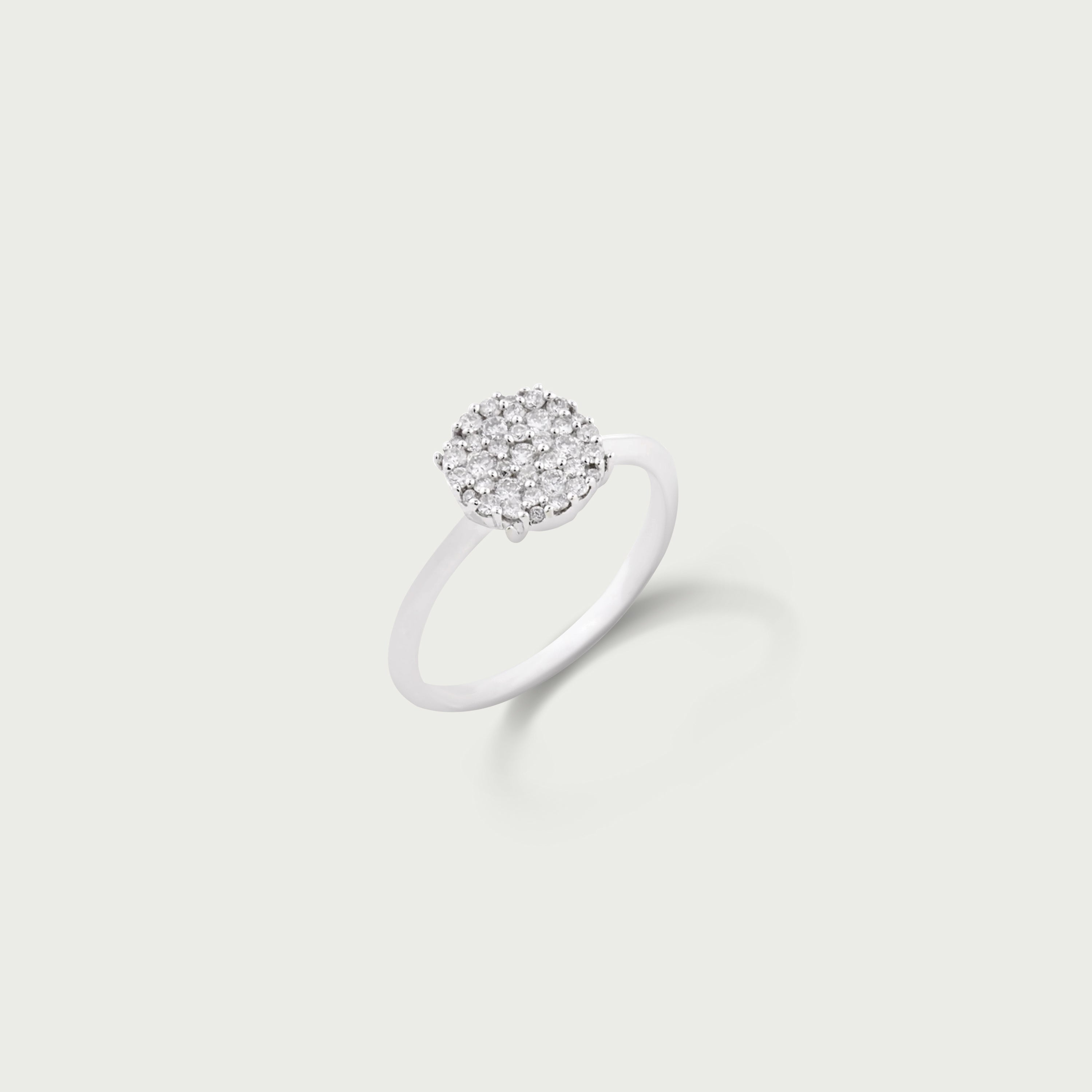 Royal Halo Diamond Engagement Ring