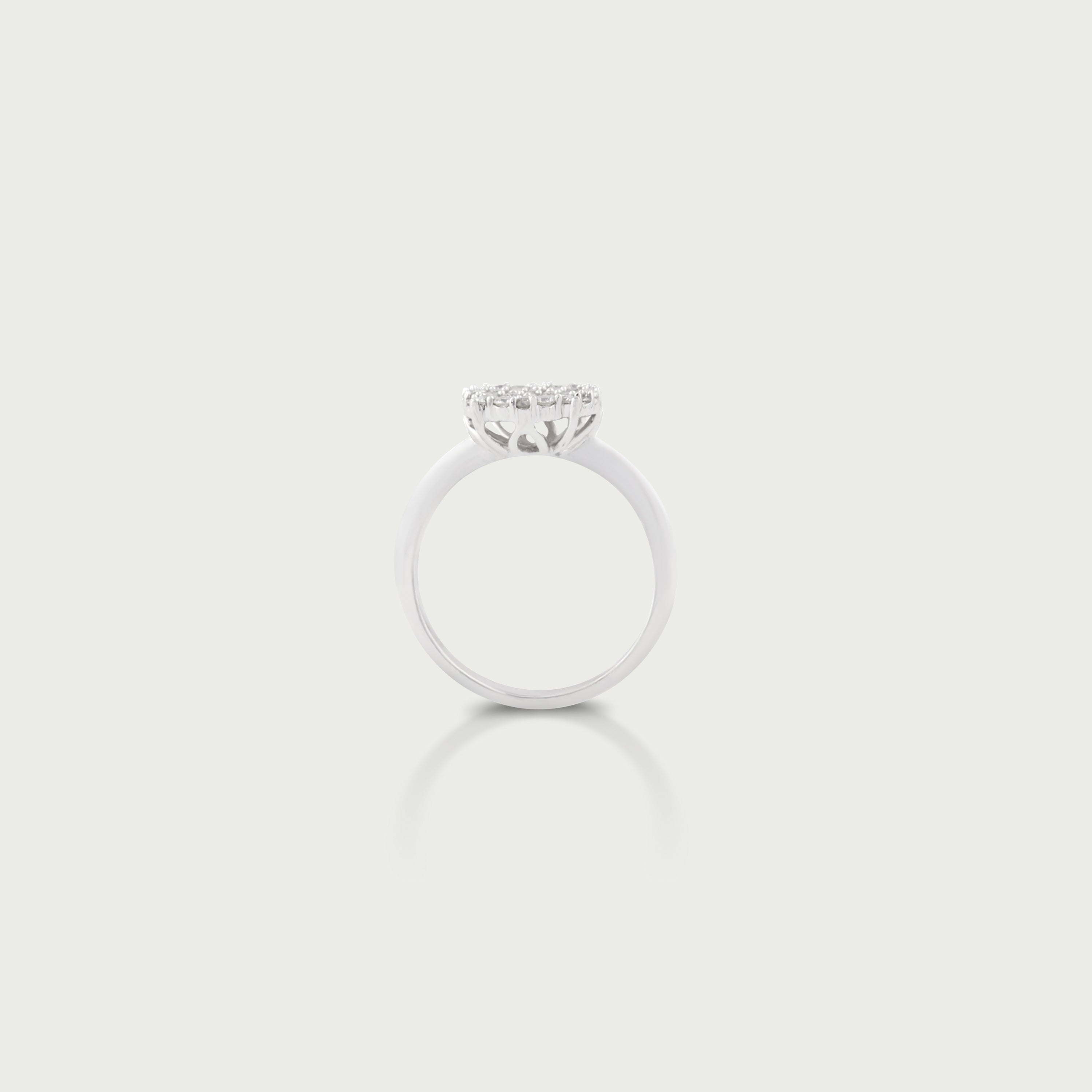 Royal Halo Diamond Engagement Ring