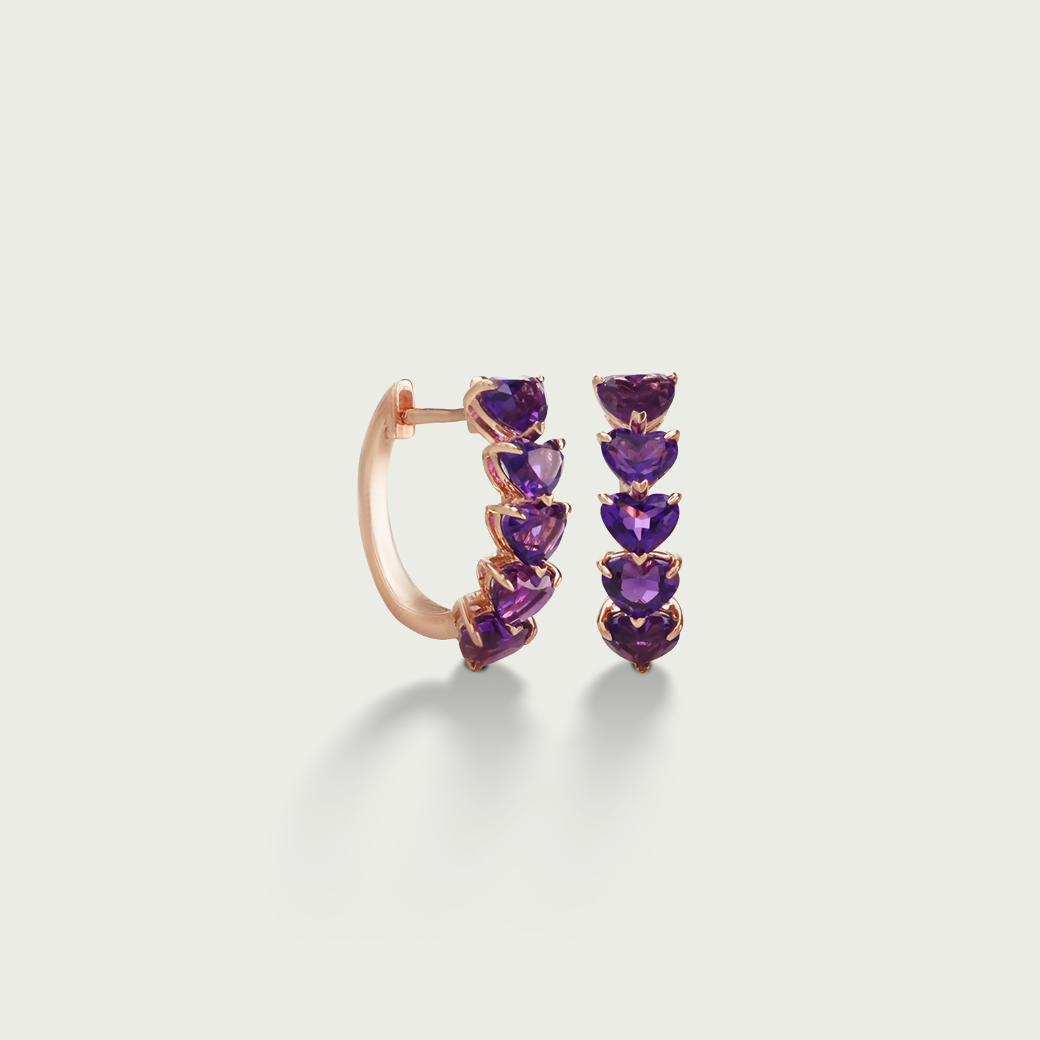 Toast to That Gemstone Hoop Earrings