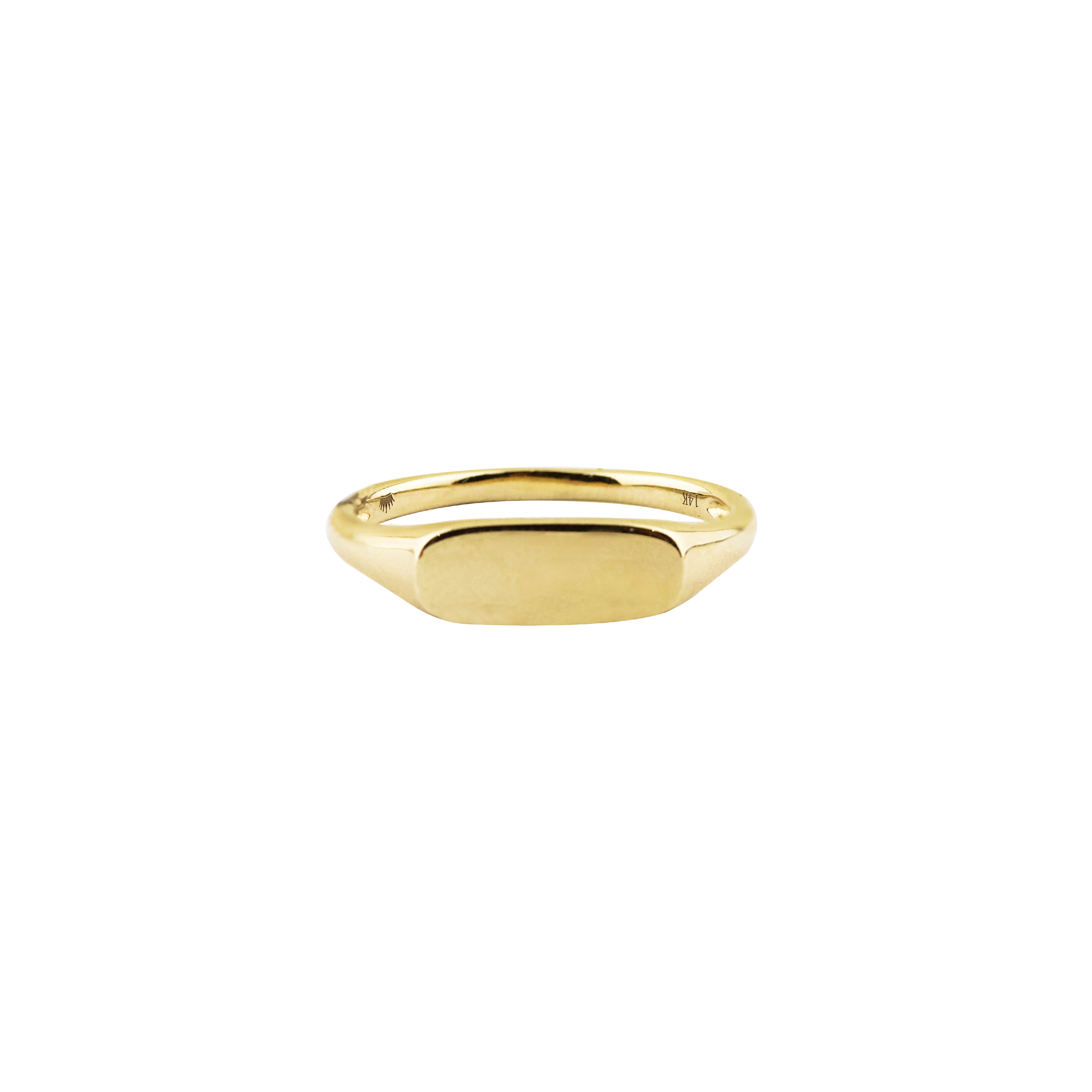 Centerstage Oblong Gold Ring