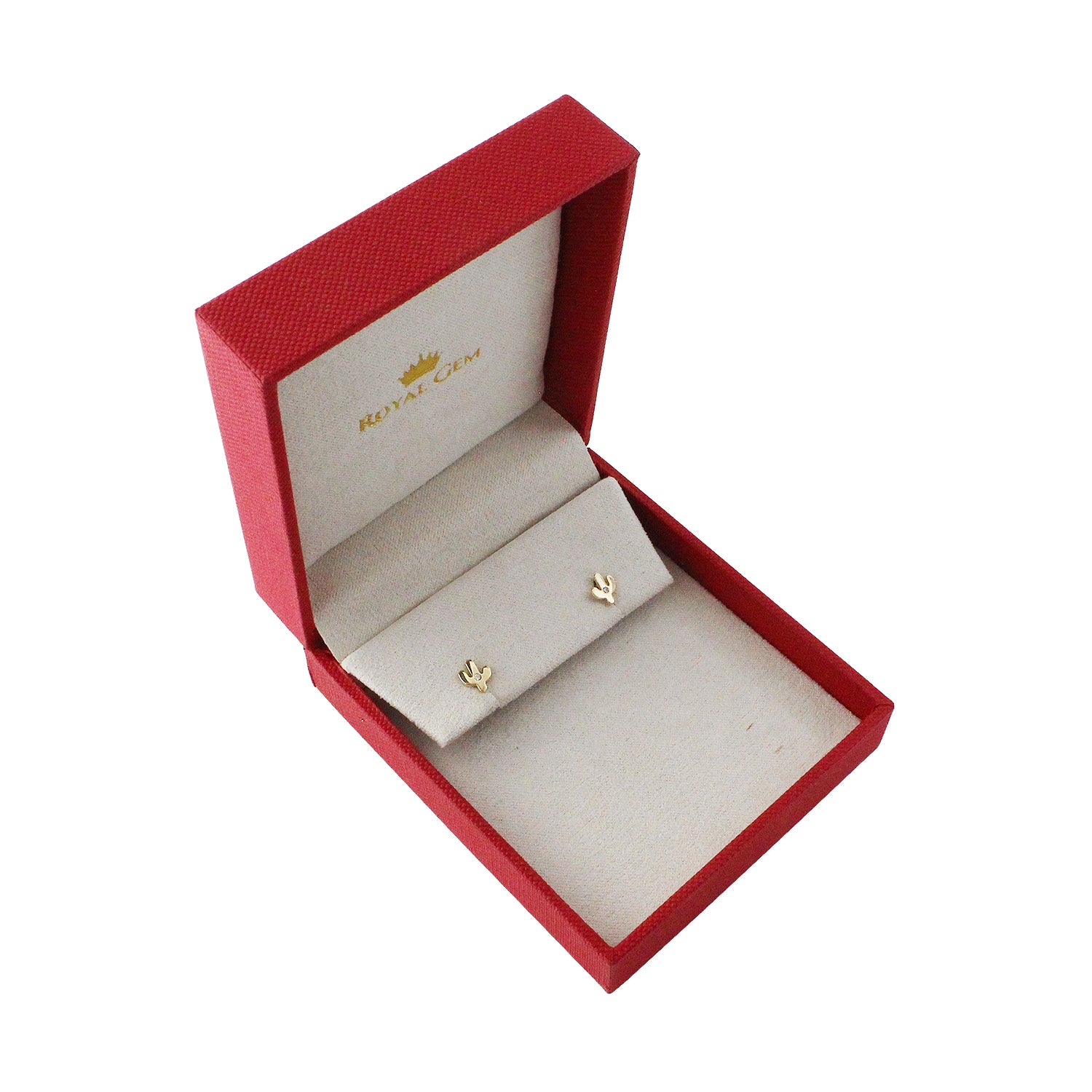 Prickle & Shine Gold Stud Earrings