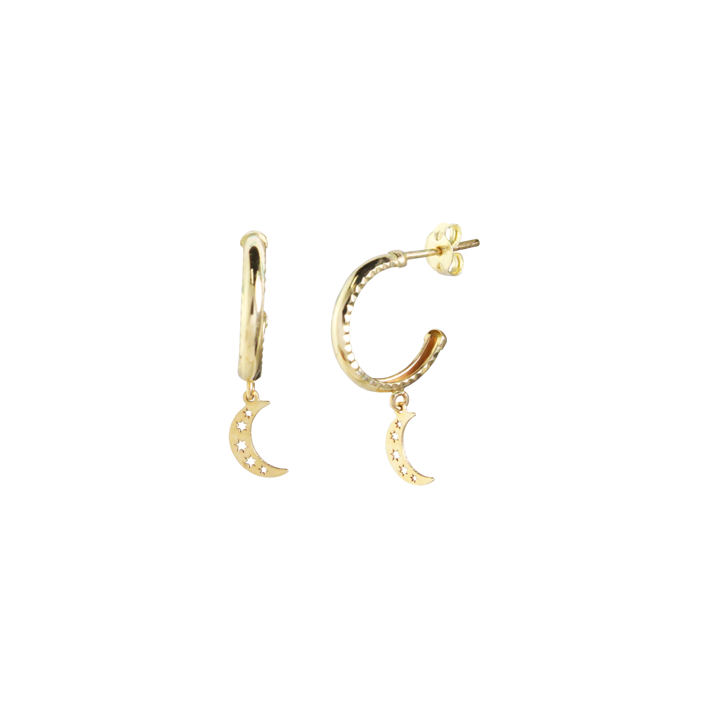 Luna's Lullaby Hoop Earrings