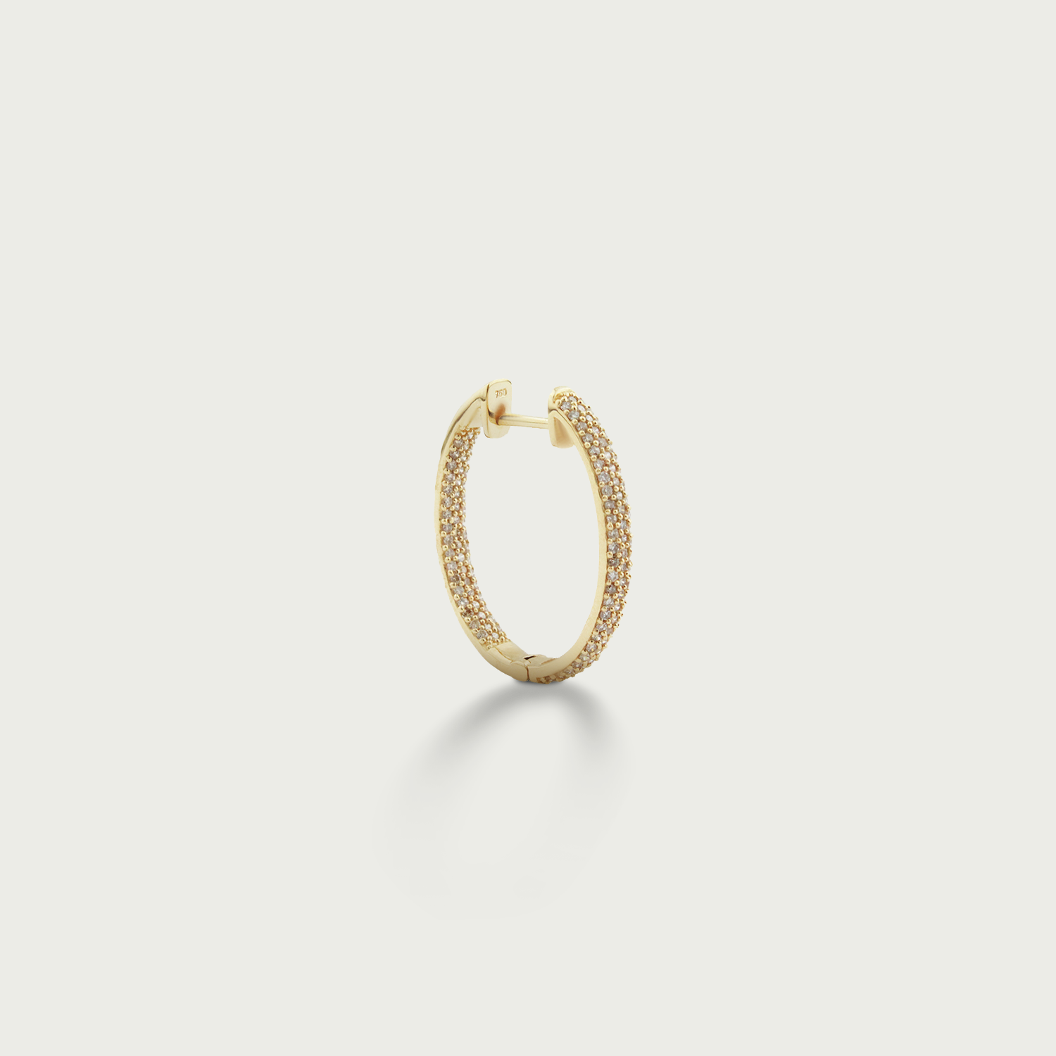 Infinite Promise Diamond Hoop Earrings