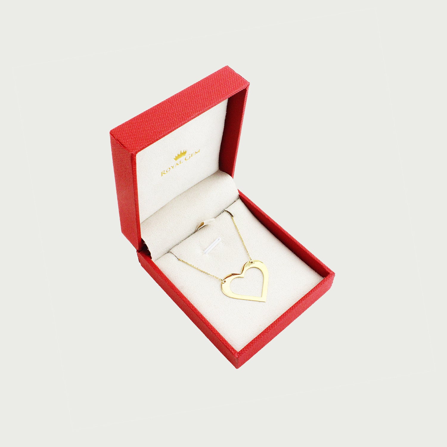 Echo Heart Gold Necklace