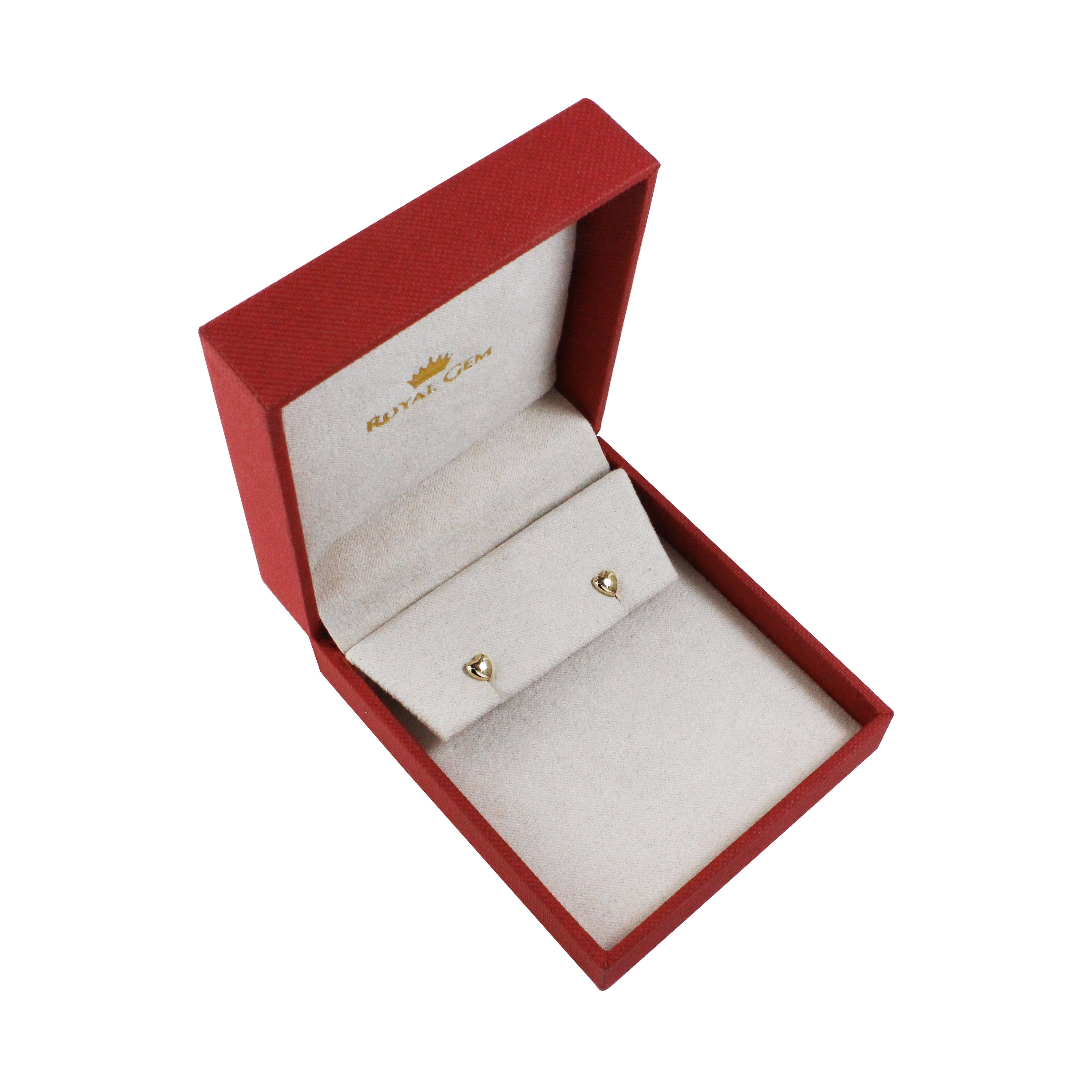 Heart of Gold Stud Earrings