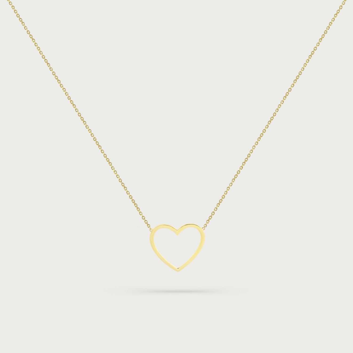 Endearing Heart Gold Necklace