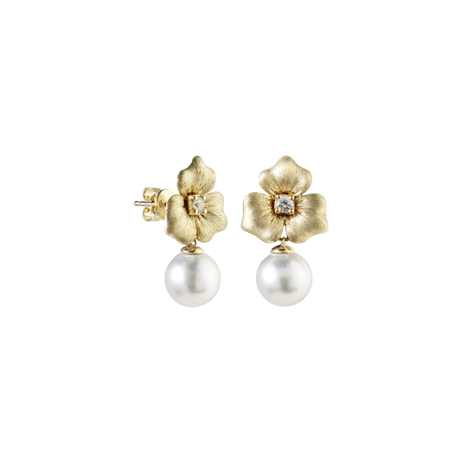 Ivory Pearl Dangling Earrings