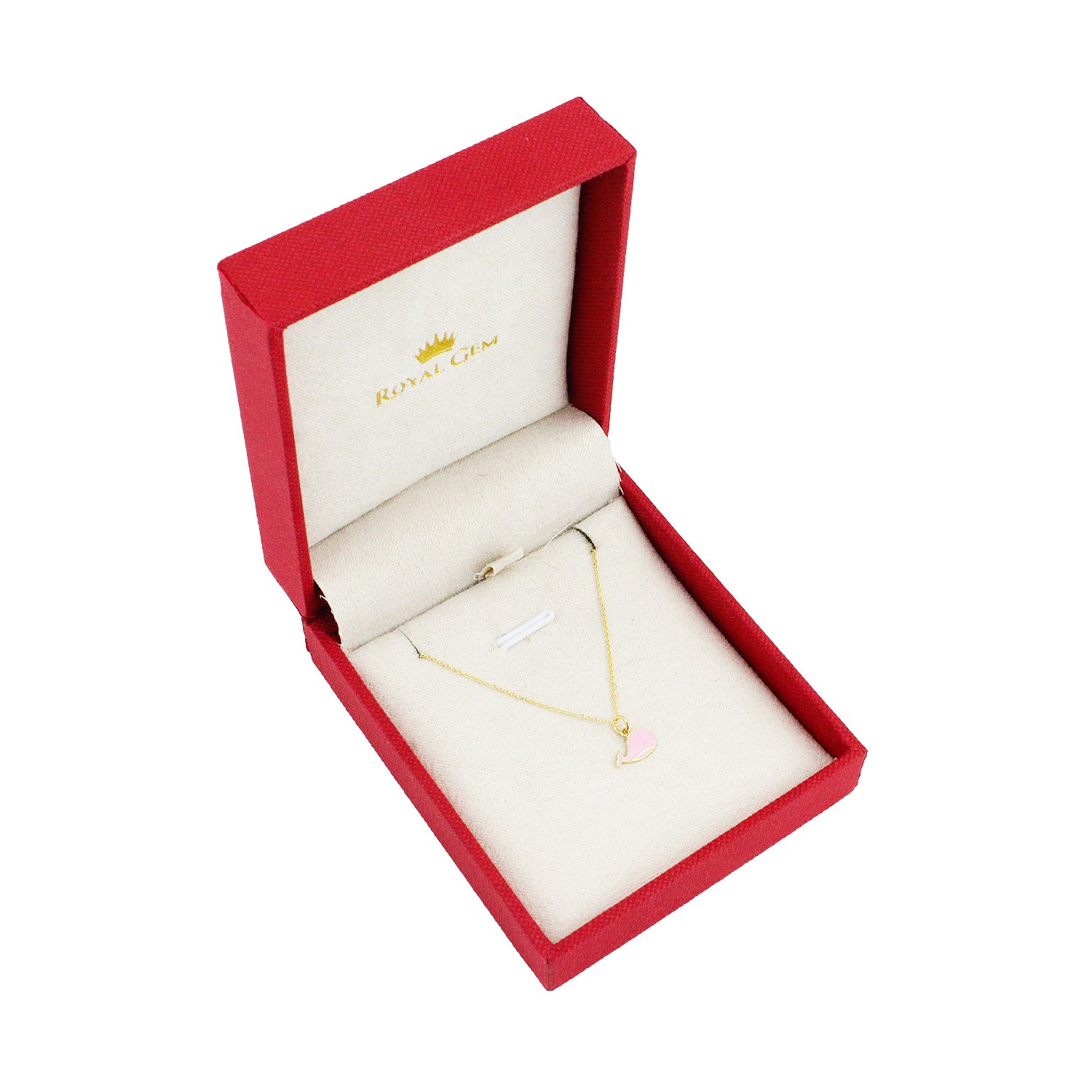 Pinky Splash Gold Necklace
