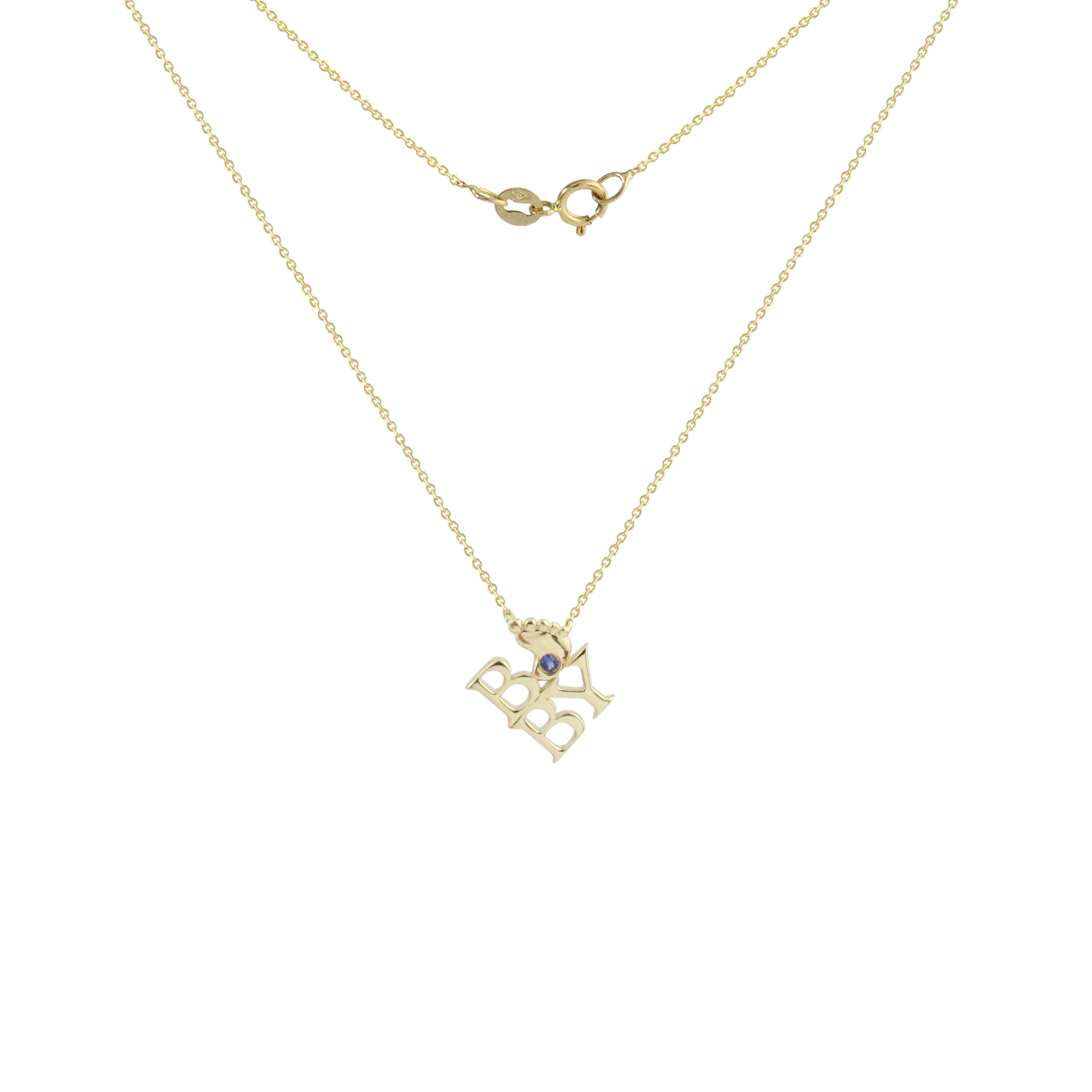 Sweet Beginning Baby Footprint Necklace