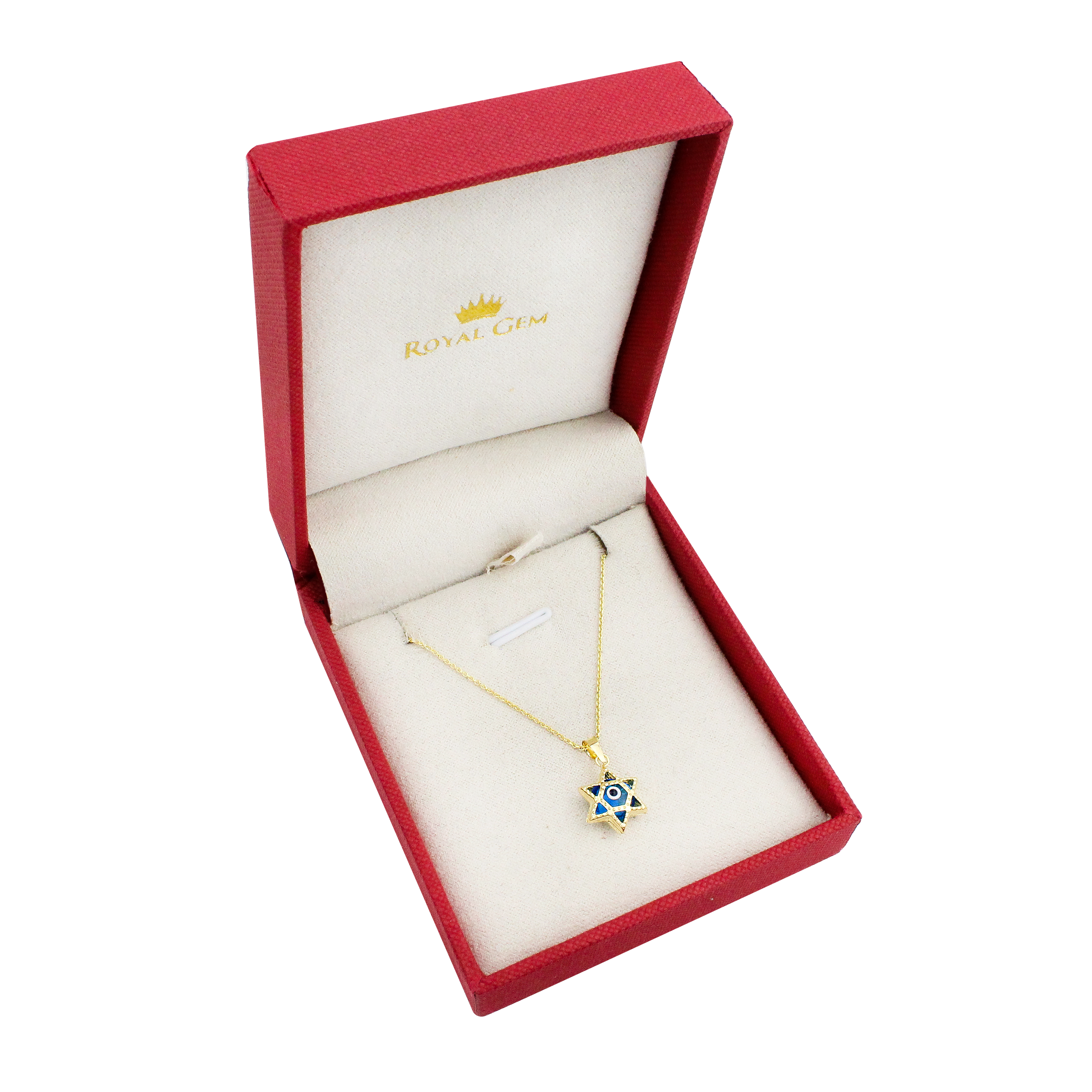 Evil Eye Star Gold Necklace