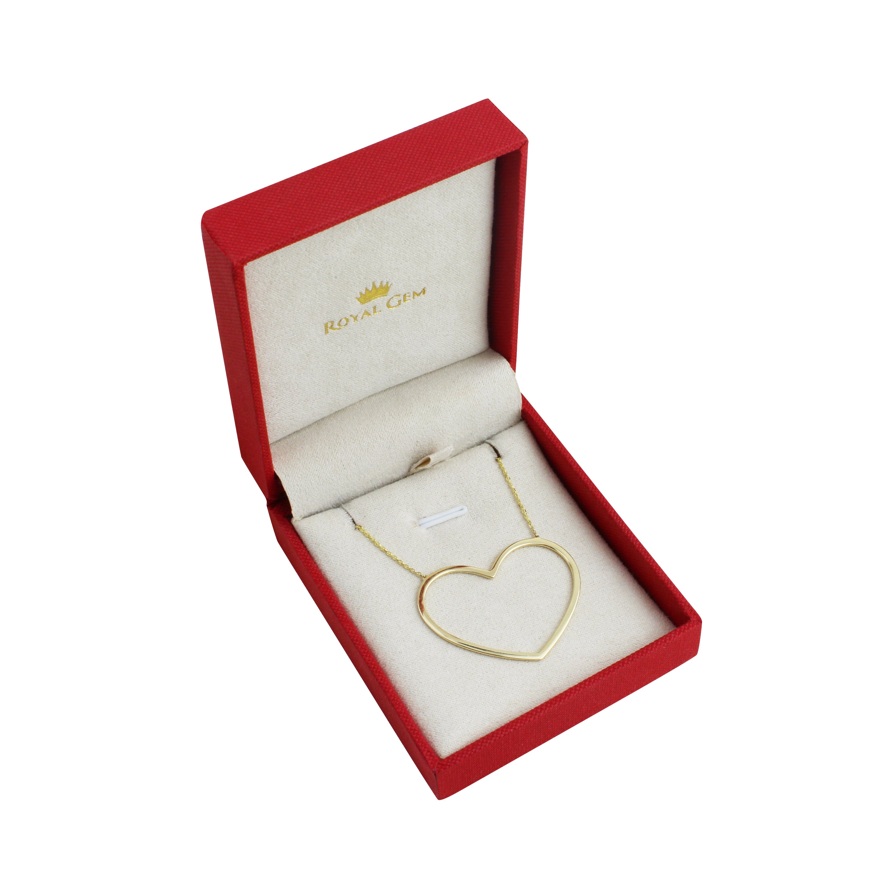Endearing Heart Gold Necklace