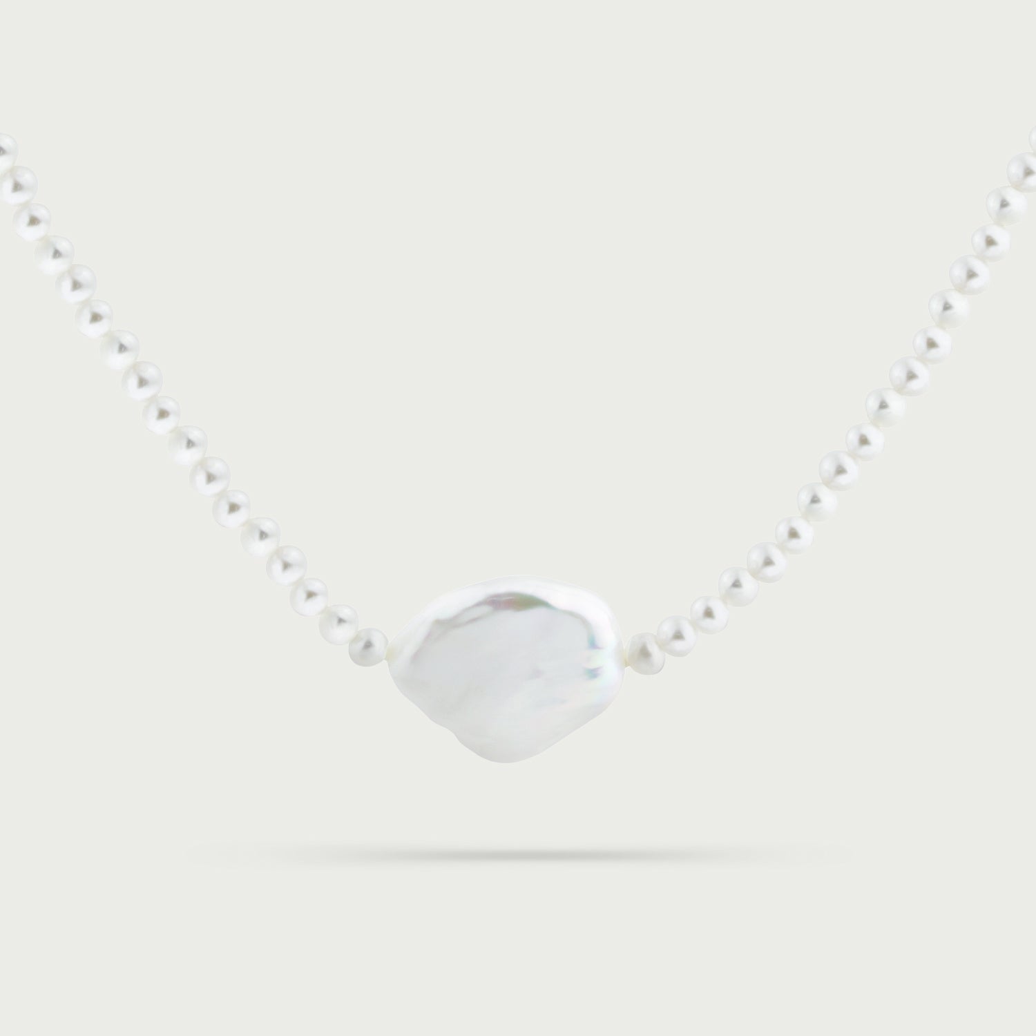 Ocean Teardrop Pearl Necklace