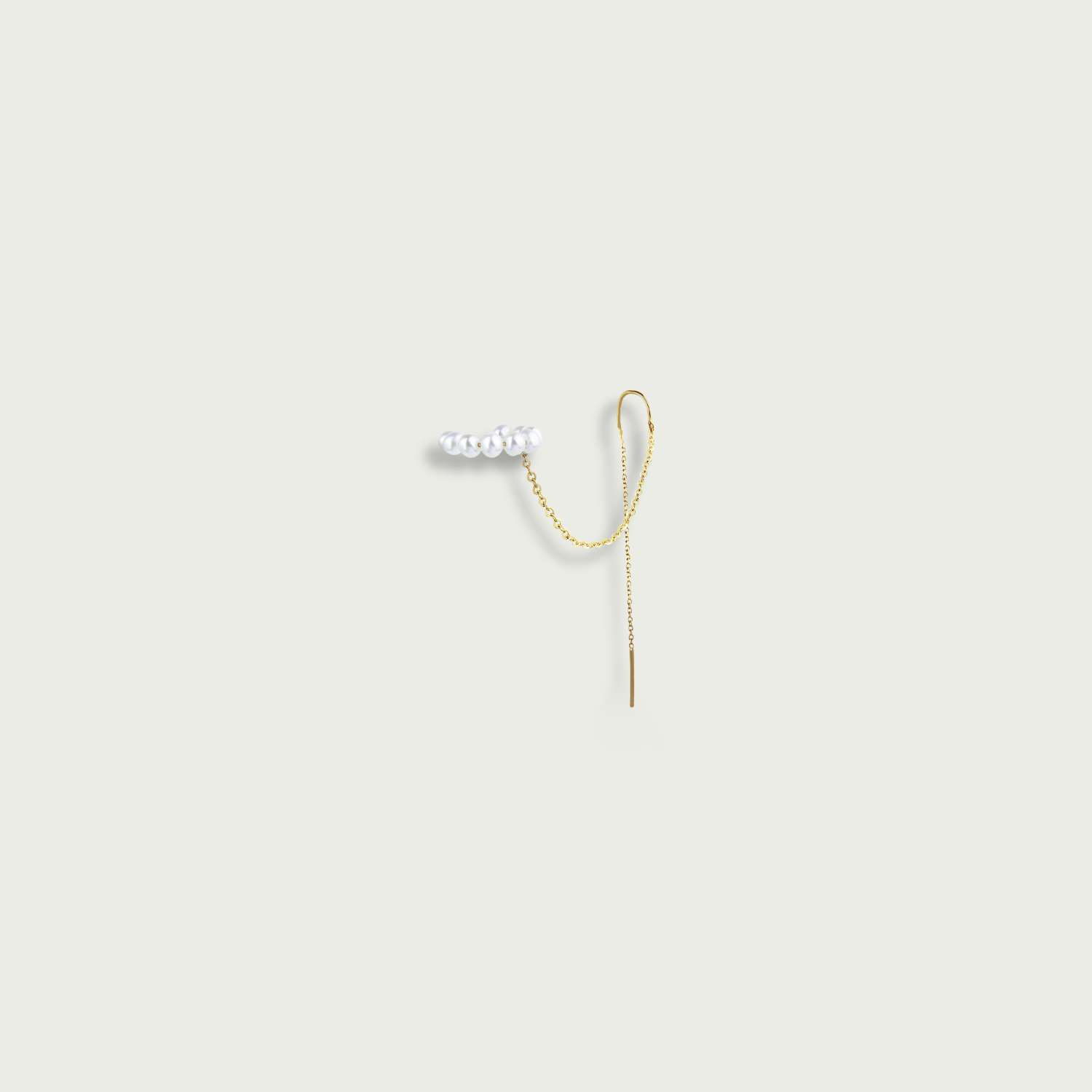 Tides and Tanlines Pearl Conch Cuff Earrings