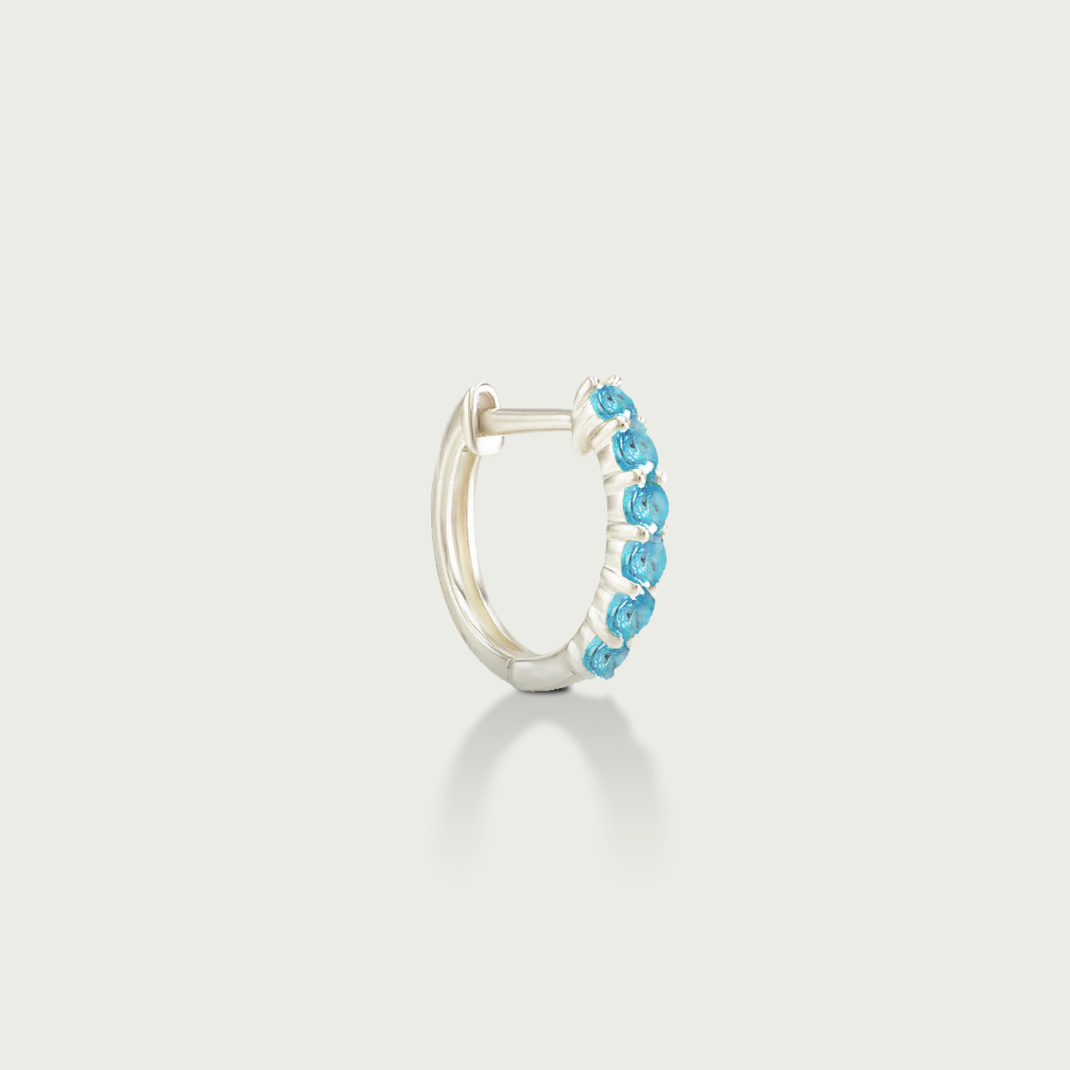 It's Wine O'Clock Gemstone Hoop Earrings