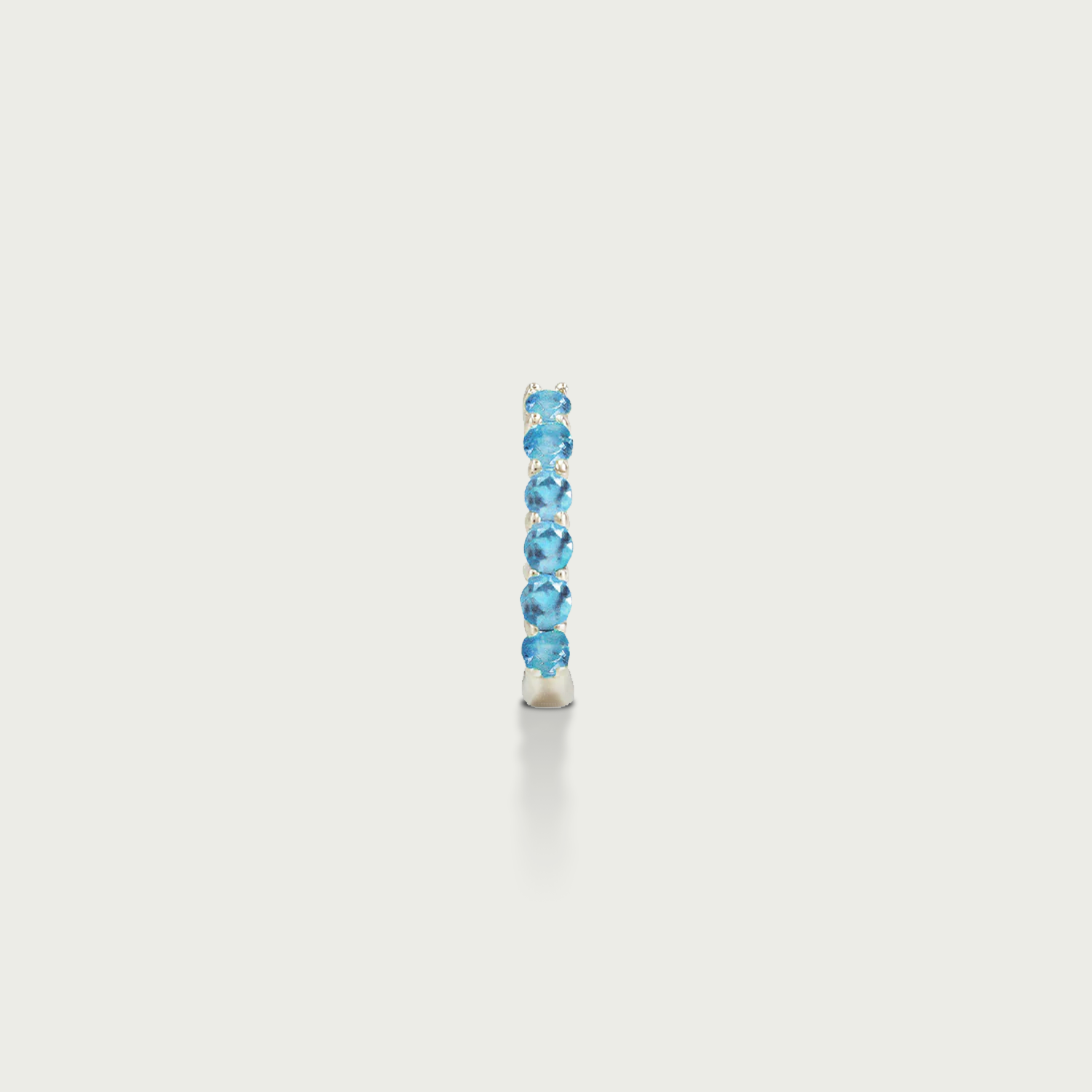 It's Wine O'Clock Gemstone Hoop Earrings
