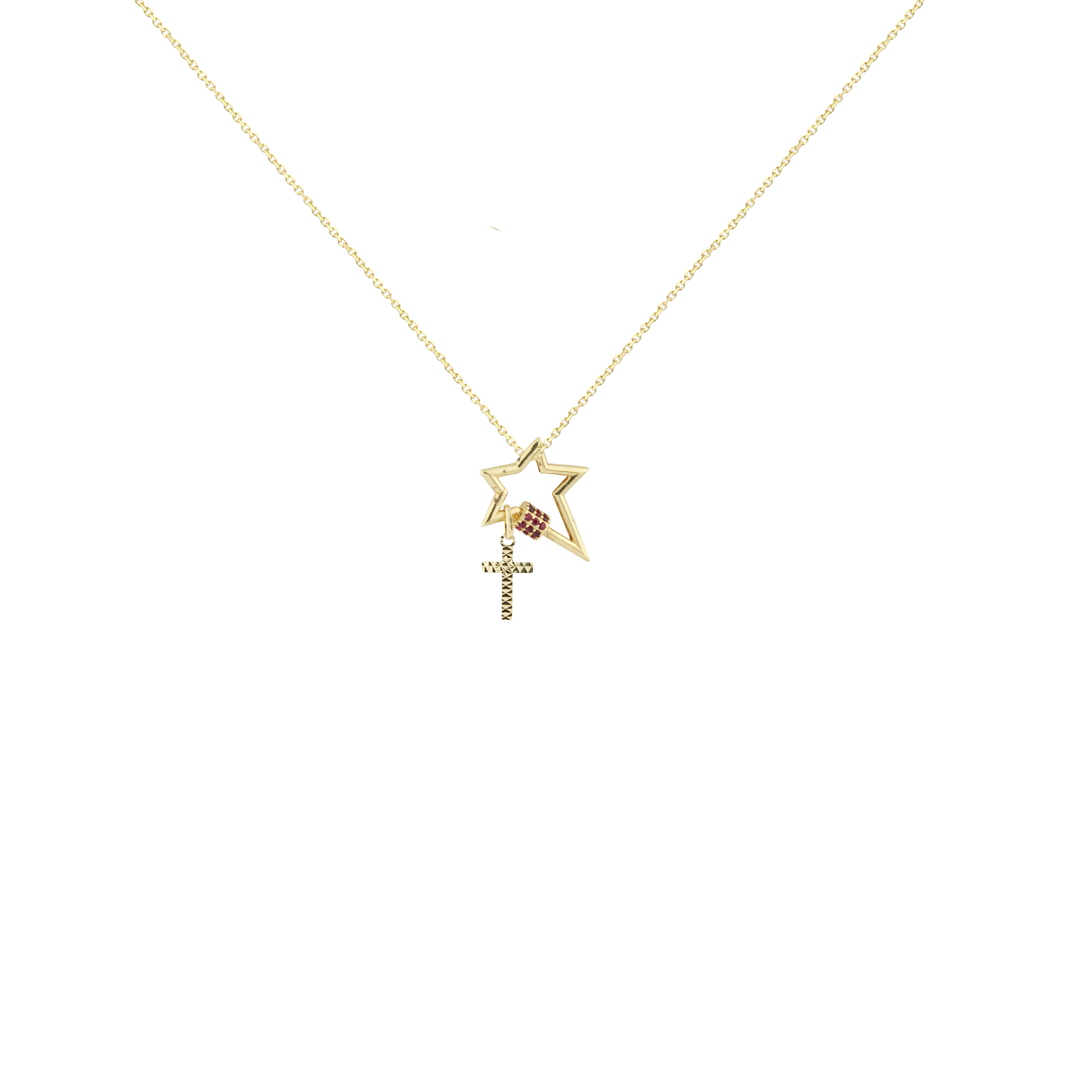 Sacred Star Cross Necklace