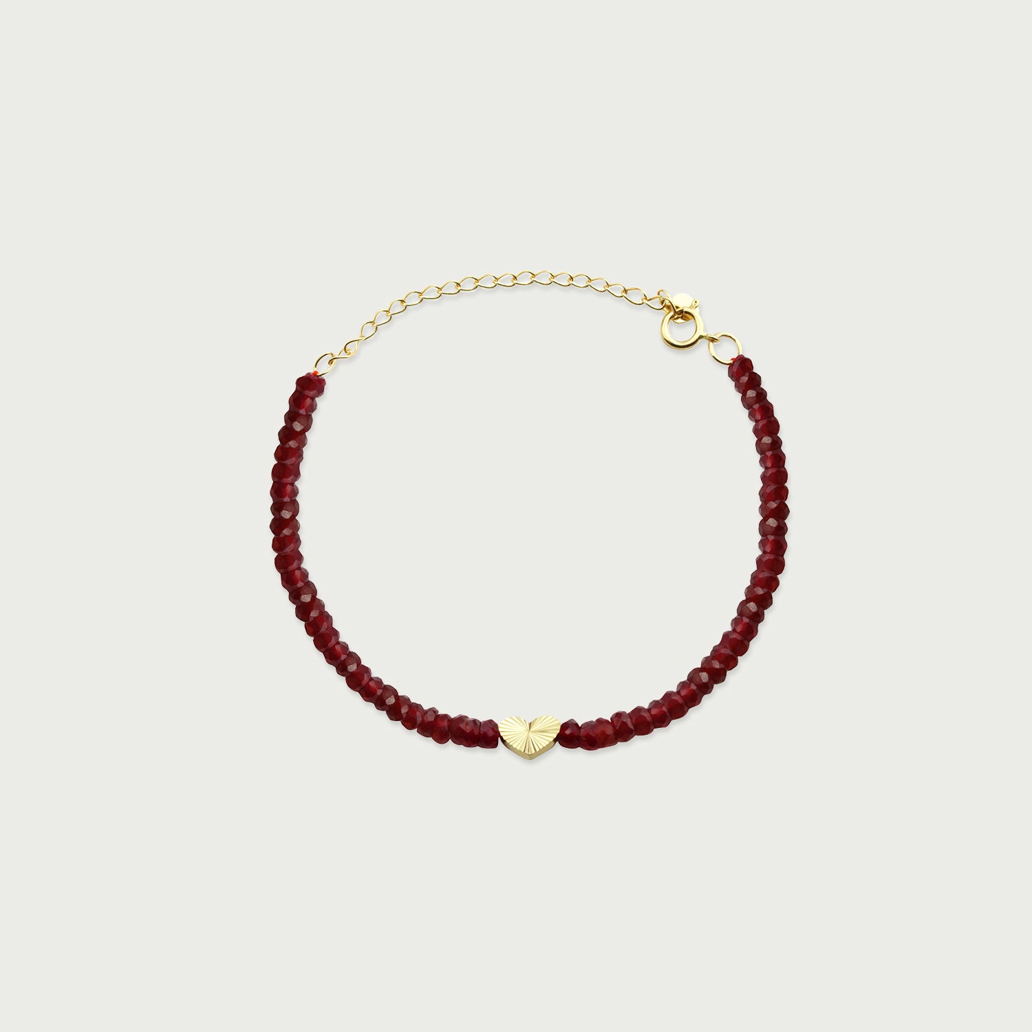 Vera Ruby Beaded Bracelet