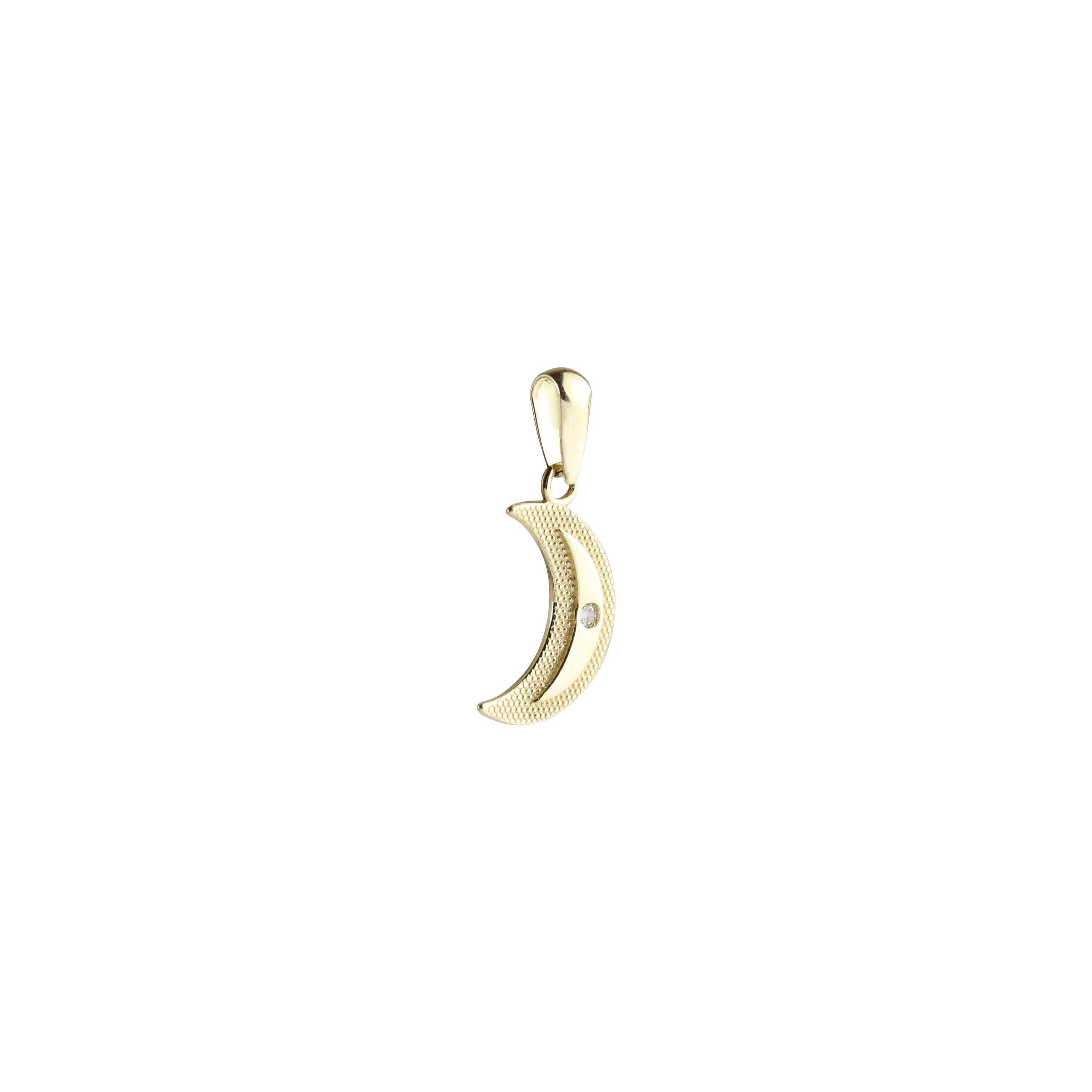 Fly Me to the Moon Gold Pendant