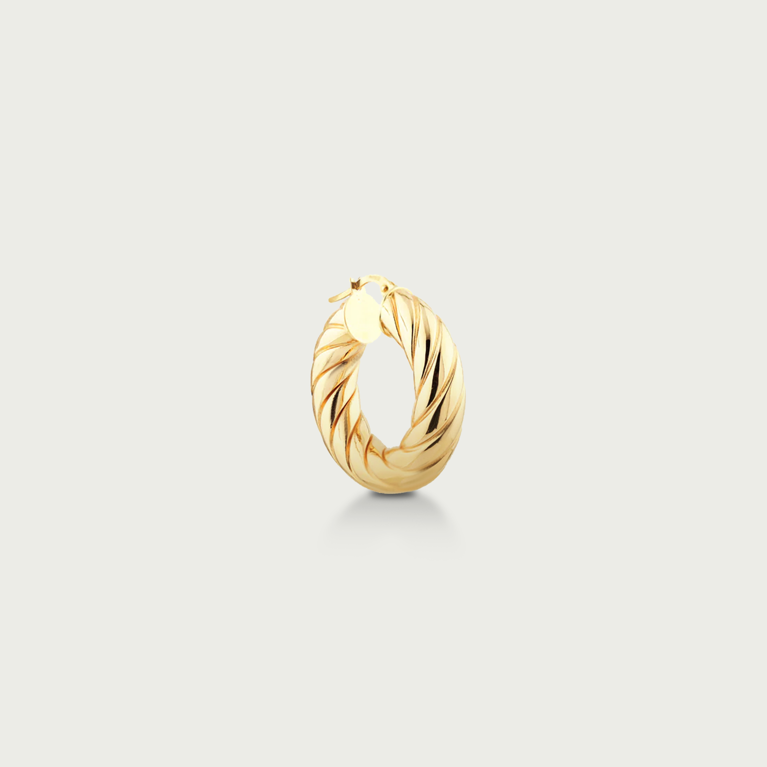 Golden Rhythm Gold Hoop Earrings