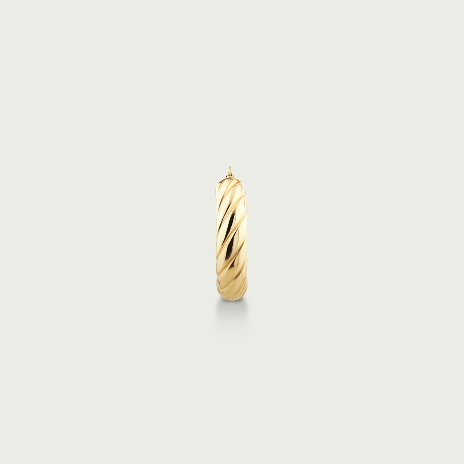 Golden Rhythm Gold Hoop Earrings