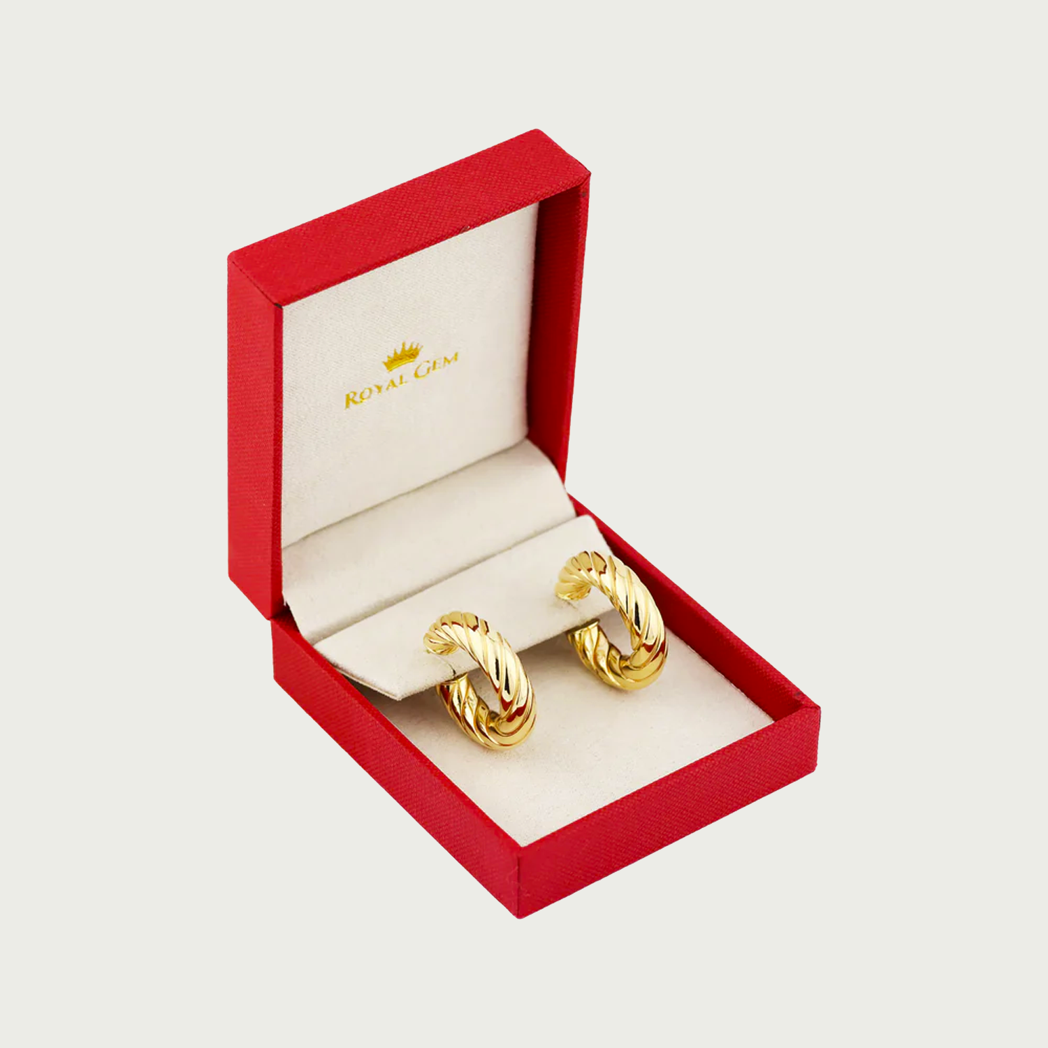 Golden Rhythm Gold Hoop Earrings